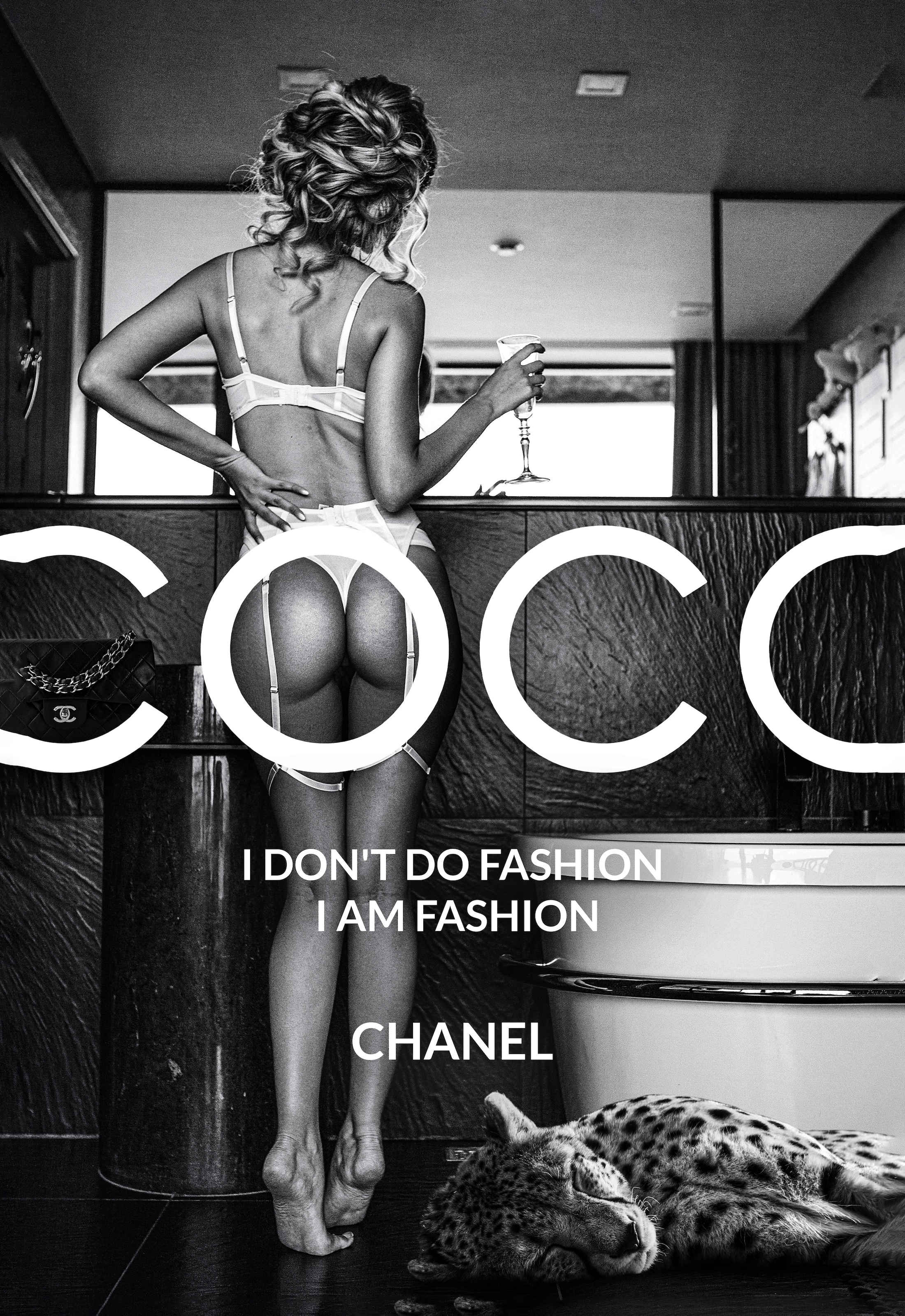 Affengeilebilder Leinwandbild "Coco Fashion by Adrian Vieriu auf Keilrahmen gespannt" 1 Stk. tlg. Kunstdruck Wandbild Bild in verschiedenen Formaten
