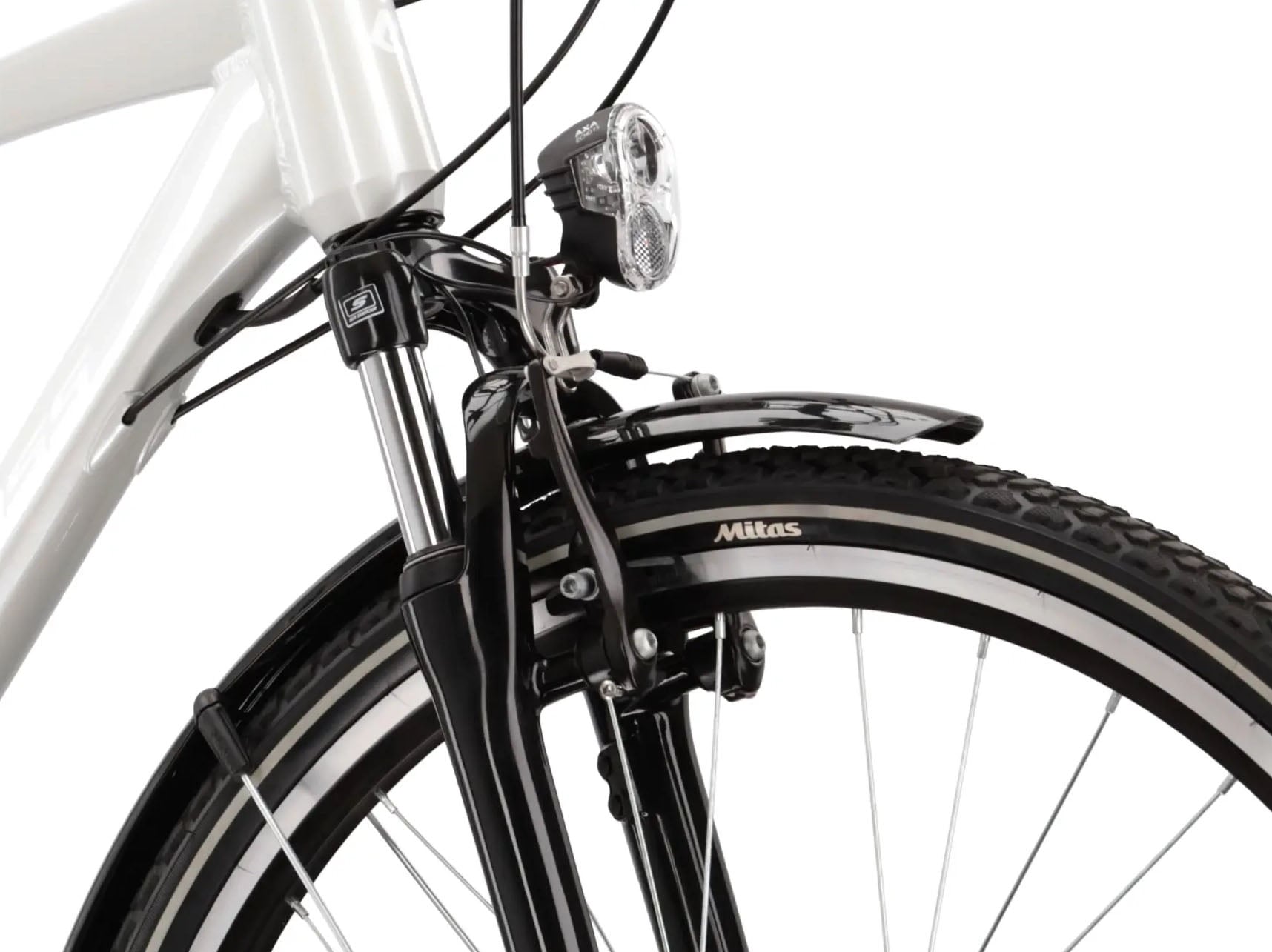 Kross Trekkingrad »Trekkingrad Trans 4.0 weiß 21 Gänge«, 21 Gang, Shimano, ACERA T3000 Schaltwerk, Kettenschaltung