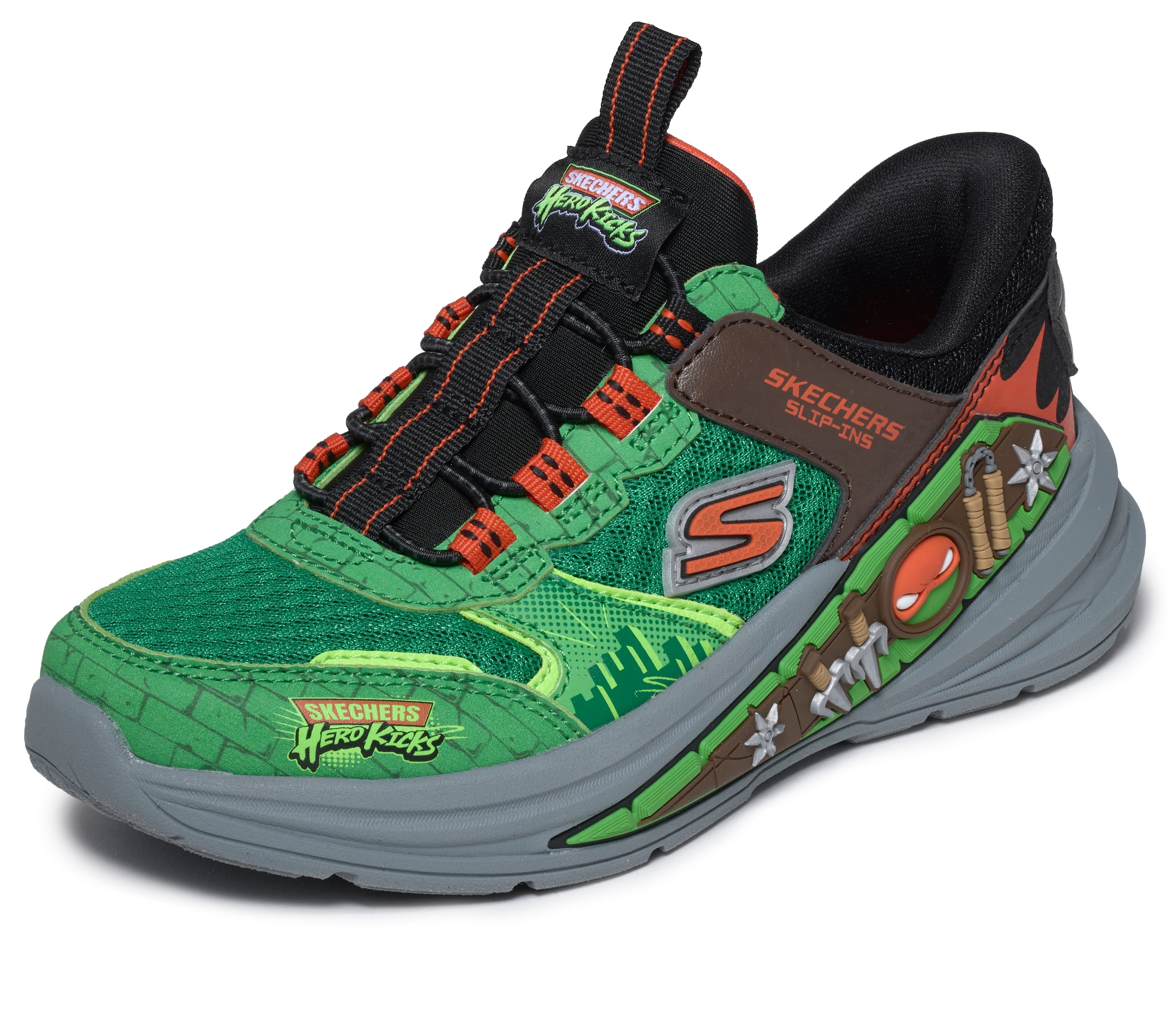 Skechers Slip-On Sneaker "HYPER-QUEST" Schlupfschuh, Halbschuh, Slip ins, Grössenschablone zum Download