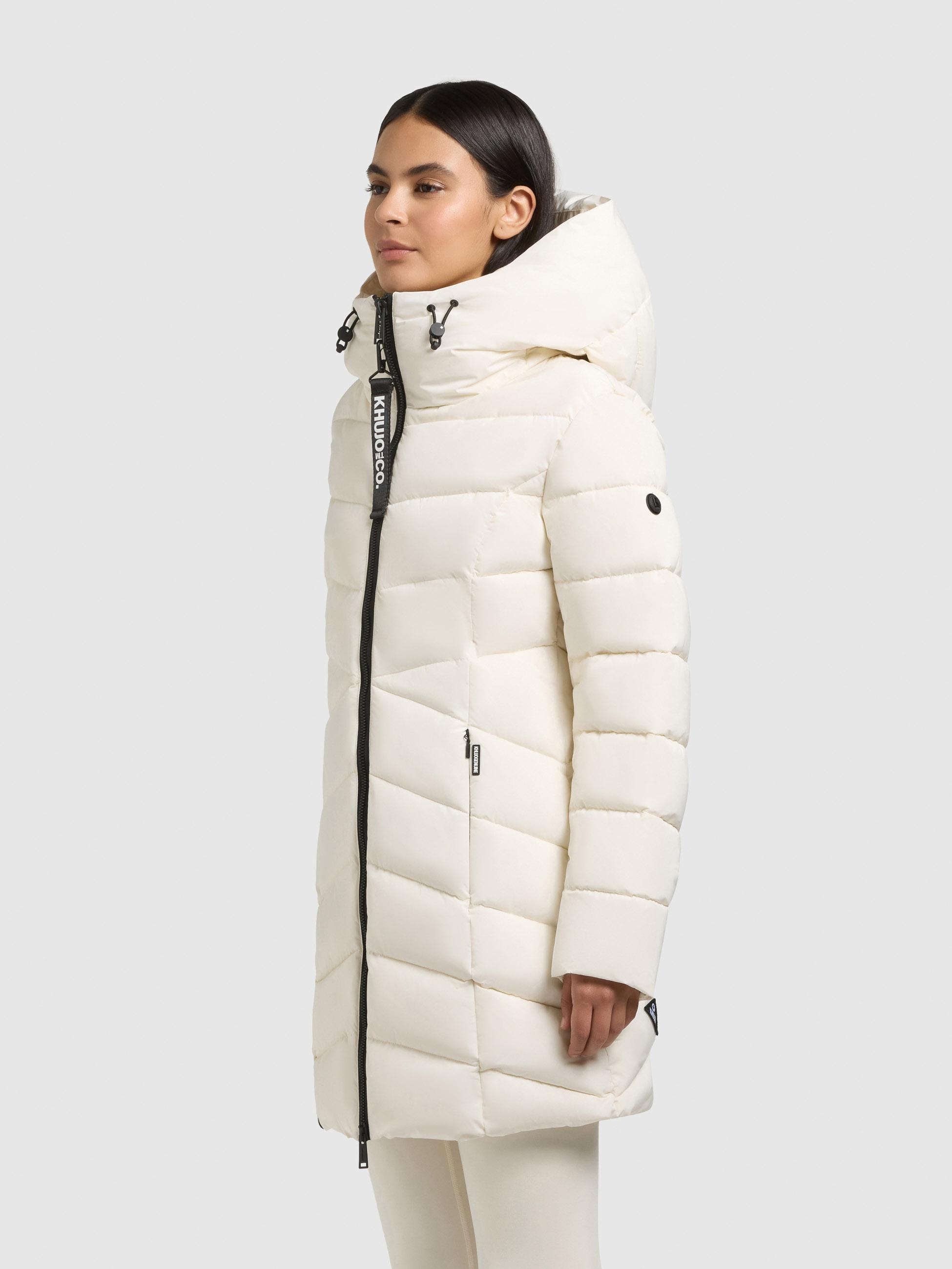 khujo Wintermantel "Dier" Winter Steppmantel mit Inlay und Kapuze günstig online kaufen