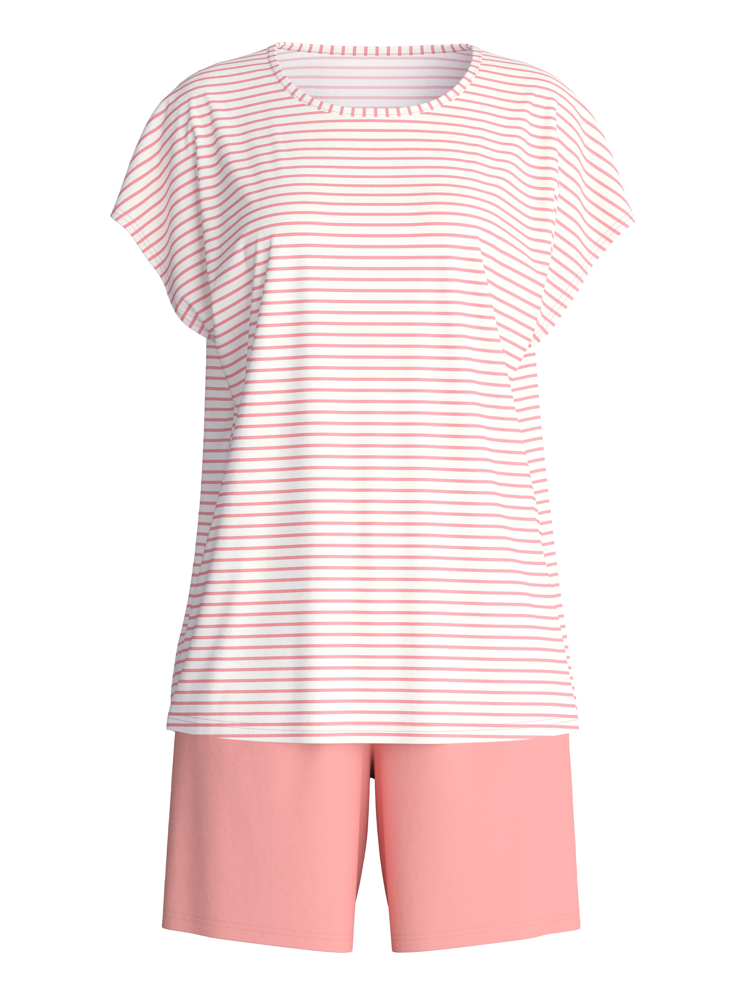 CALIDA Shorty "Lovely Nights" 2 Rundhalsausschnitt, Baumwolle, kurzärmelig günstig online kaufen