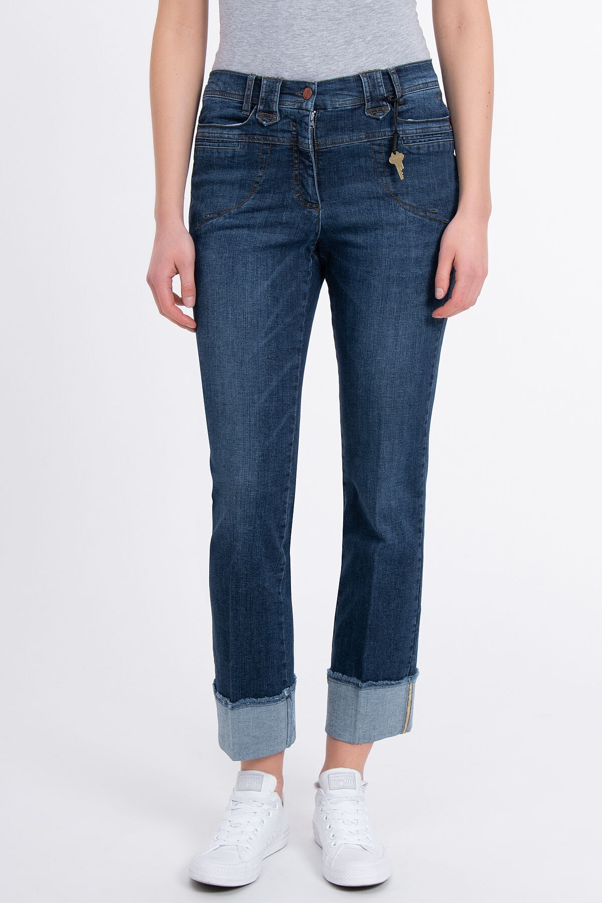 Recover Pants 5-Pocket-Jeans »Carlotta«, mit femininer Ziersteppung