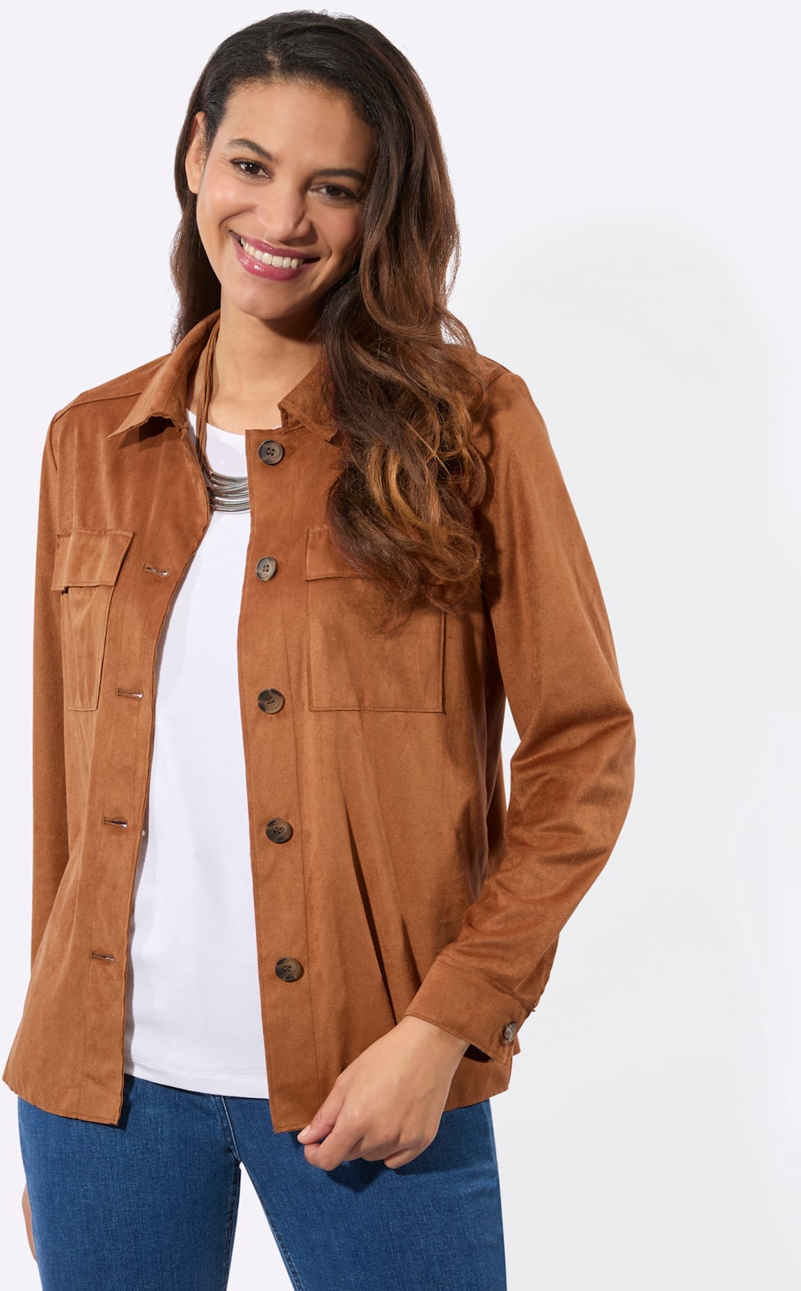 Casual Looks Lederimitat-Blazer "Lederimitat-Blazer"