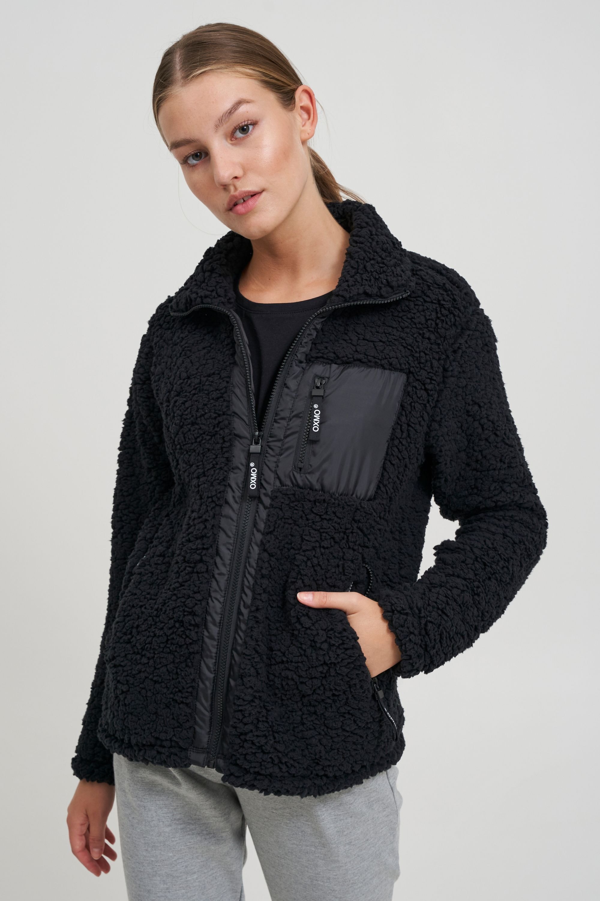 OXMO Sweatjacke »Fleecejacke OXEllin«