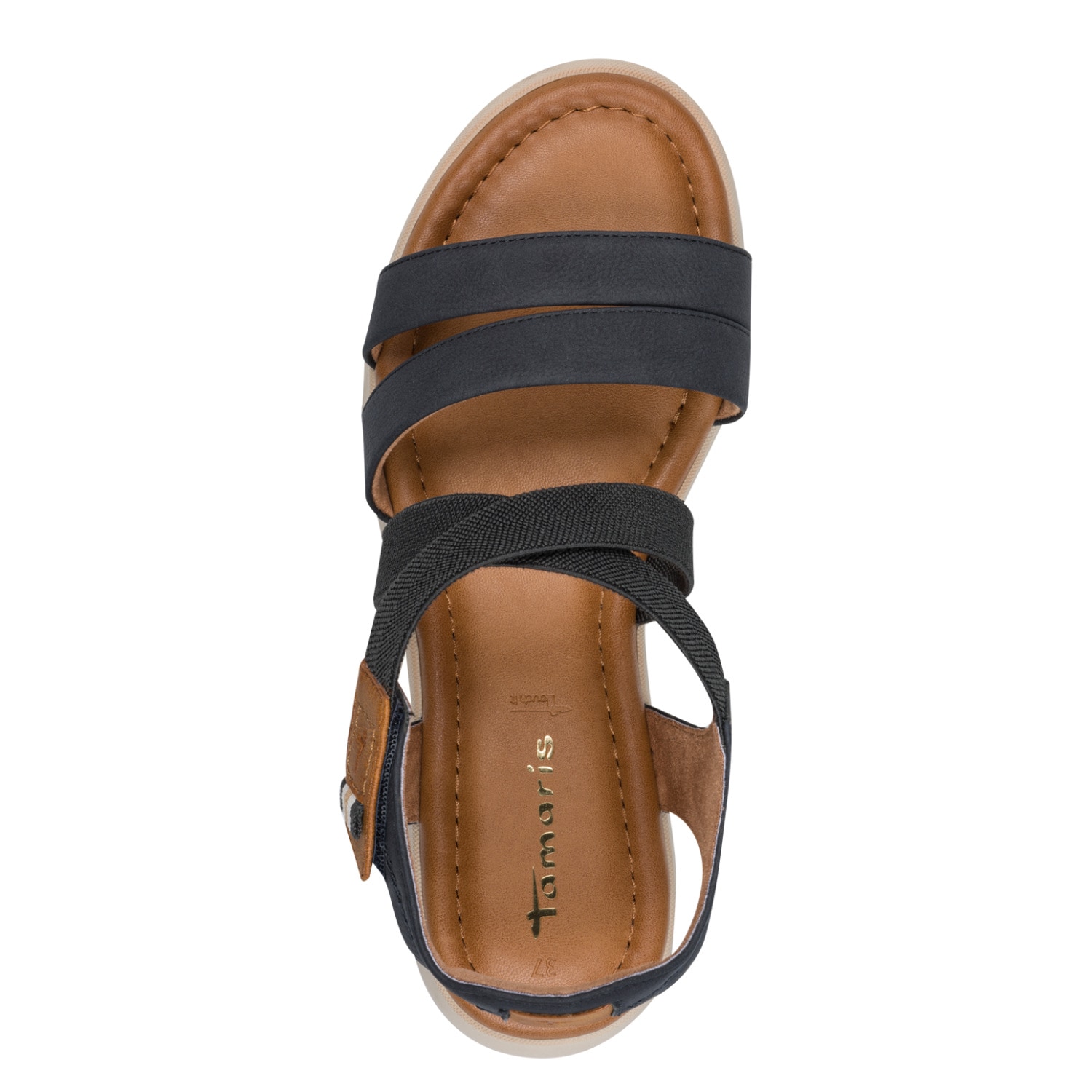 Tamaris Riemchensandale  Sommerschuh, Sandalette mit praktischem Klettverschluss