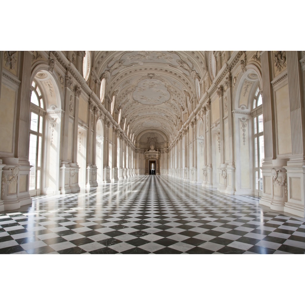 Papermoon Fototapete »ARCHITEKTUR-VENARIA ROYAL PALACE BAROCK BOGEN SÄULEN«