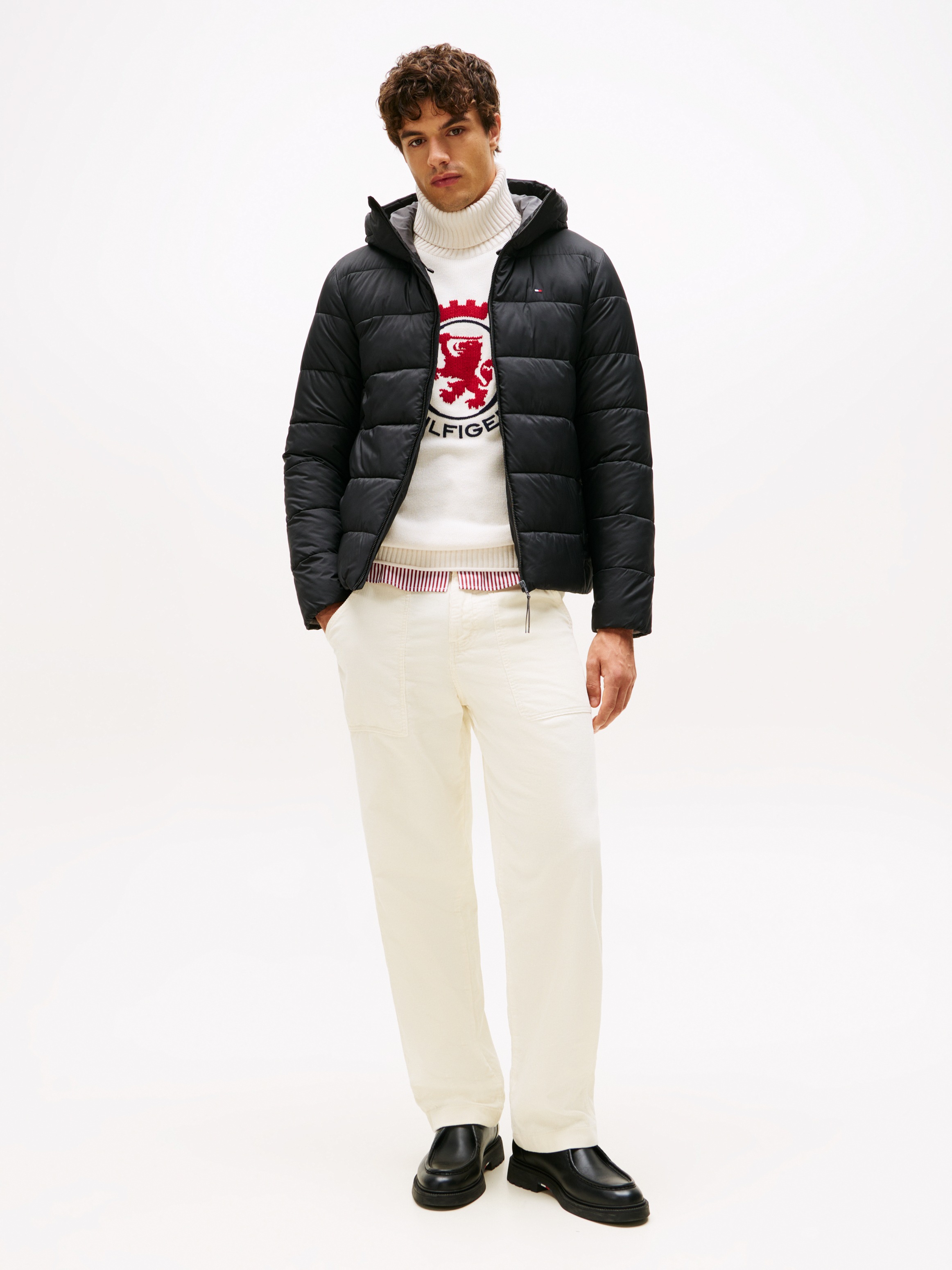 Thumbnail - Tommy Hilfiger Steppjacke "MID WEIGHT HOODED JACKET" mit Kapuze Winterjacke, Übergangsjacke
