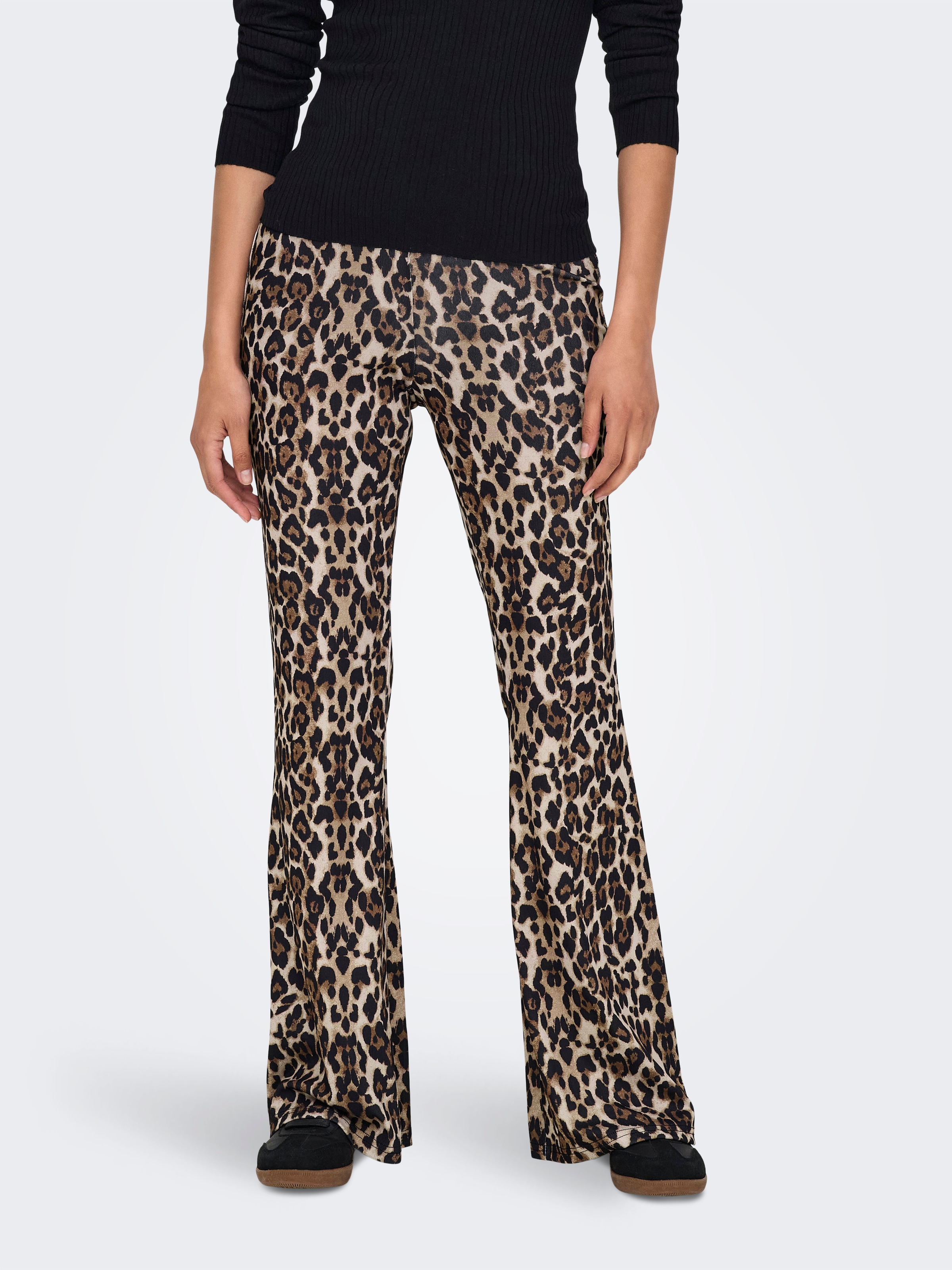ONLY Highwaist Leggings »ONLANNA RIB FLARED...