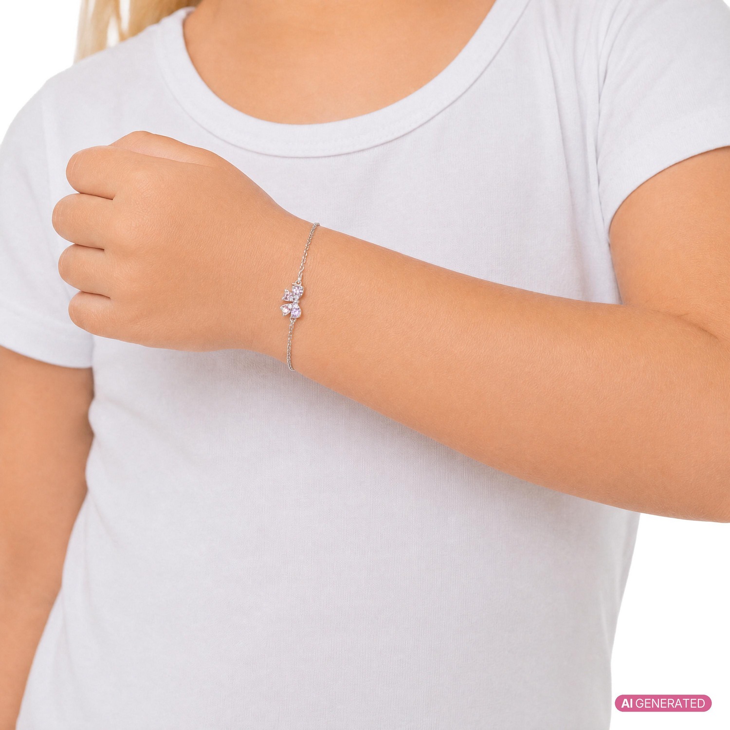 Prinzessin Lillifee Armband »Schleife« mit Zirkonia (synth.)