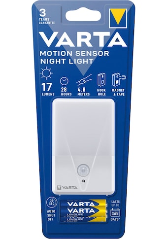 VARTA Nachtlicht »VARTA Motion Sensor Nachtlicht ist batteriebetrieben inkl. 3xAAA mit... kaufen