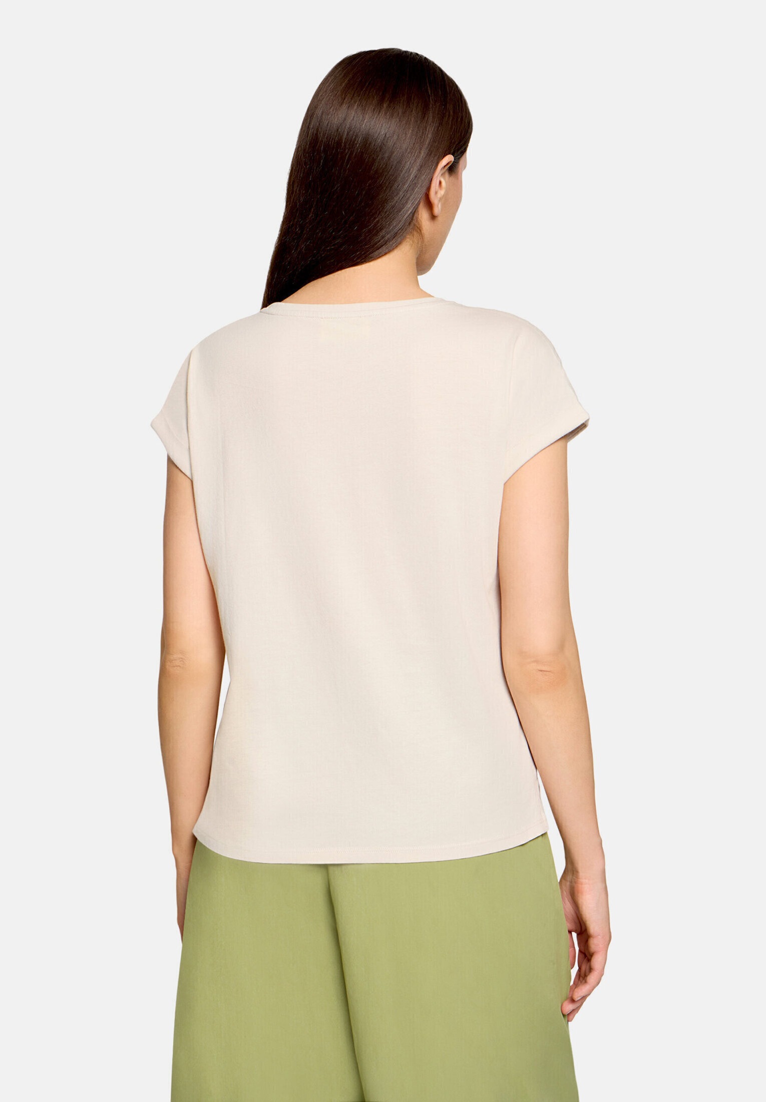 Cartoon Kurzarmshirt »Damen mit Ärmelaufschlag« 1
