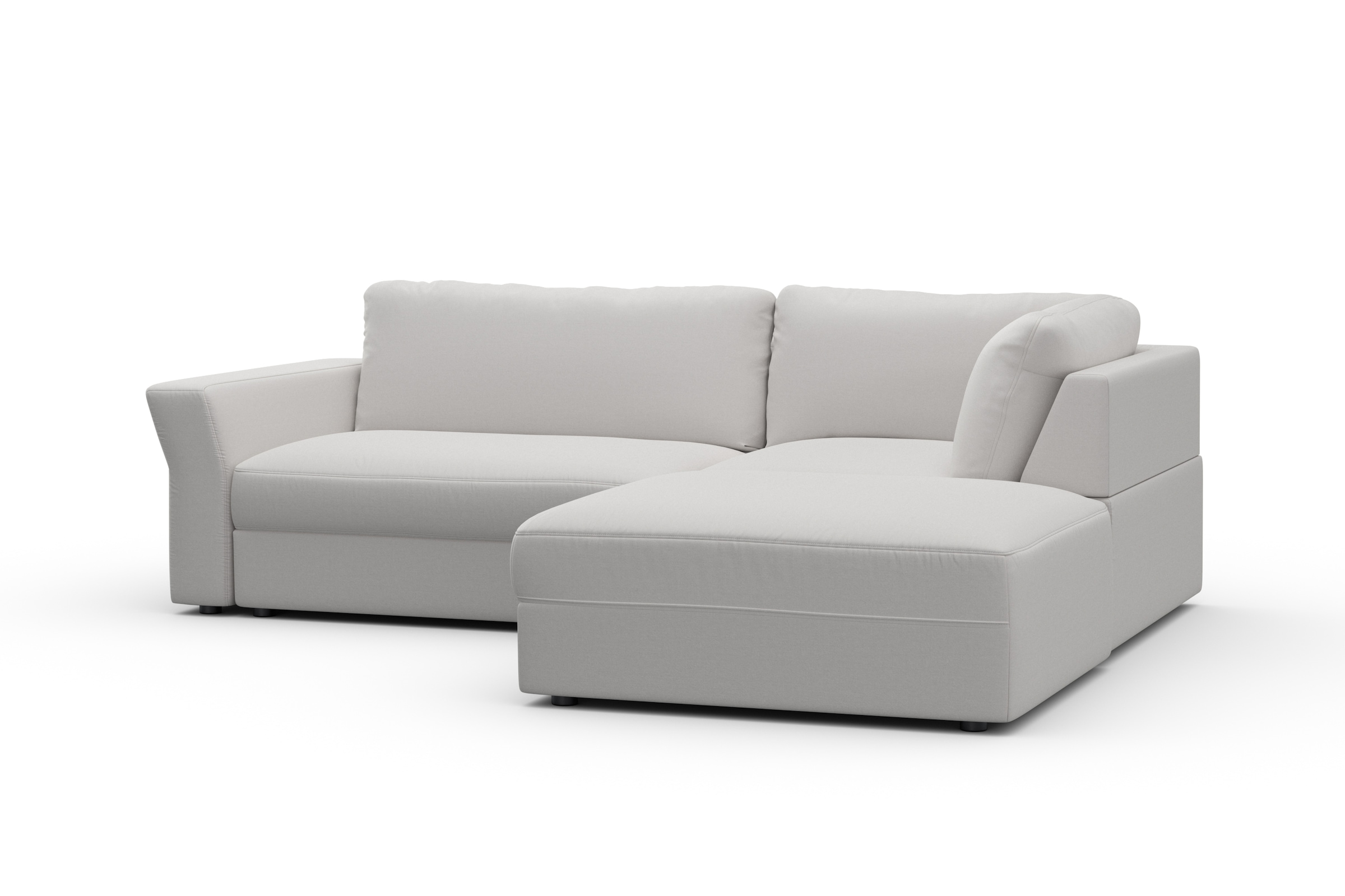 sit&more Ecksofa »Cadabra L-Form«, Breite 243 cm, inklusive Sitztiefenverstellung