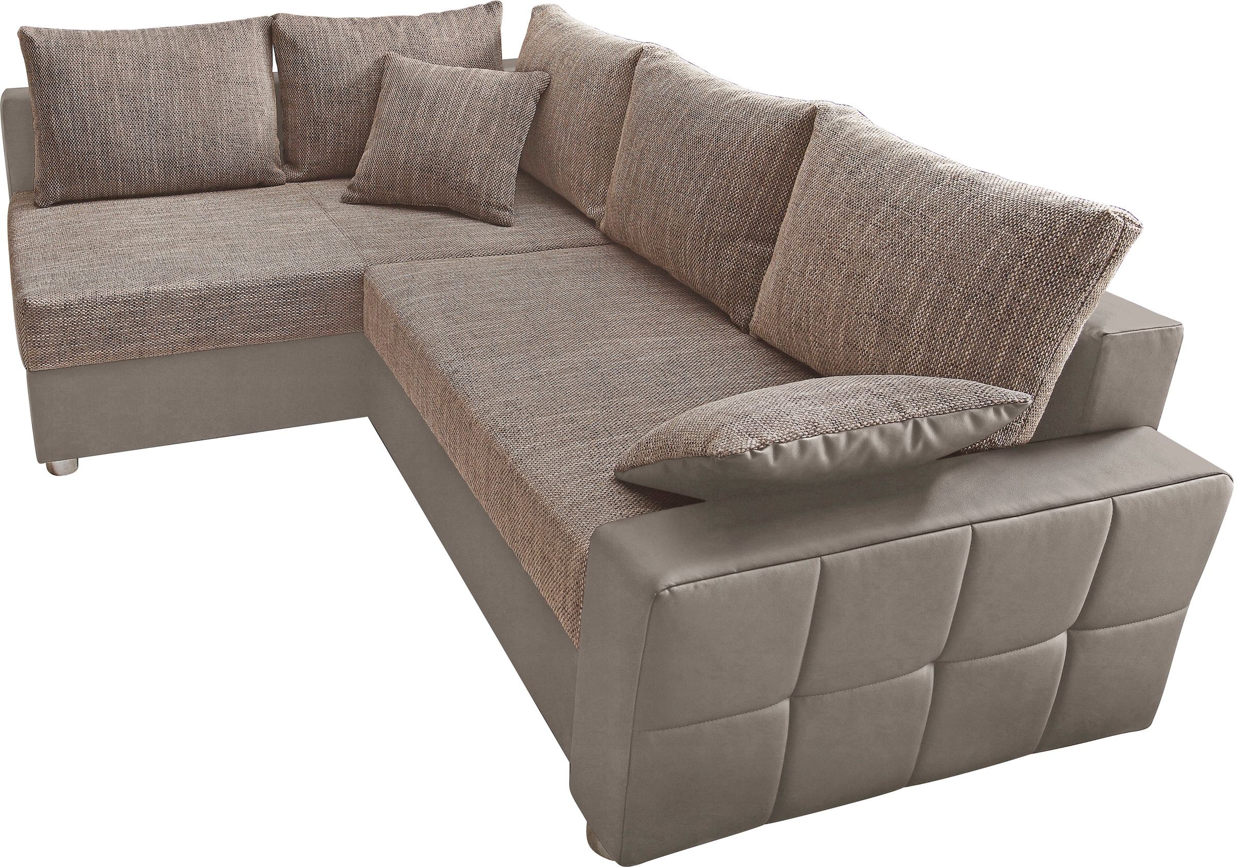 und Ecksofa, mit Federkern kaufen | Bettfunktion AB BAUR COLLECTION