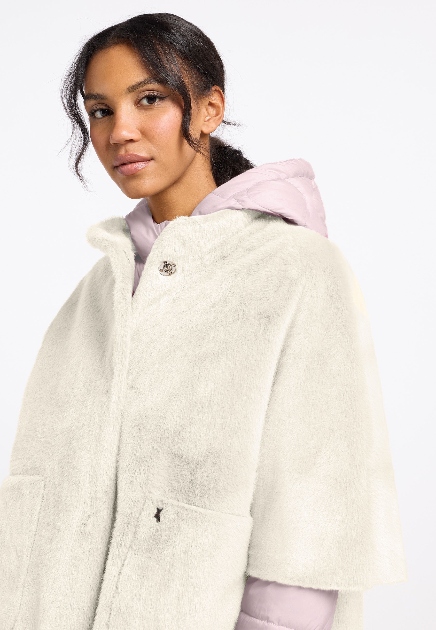 Frieda & Freddies Cape »Fake Fur Cape With Jacket / Kay & Polly«