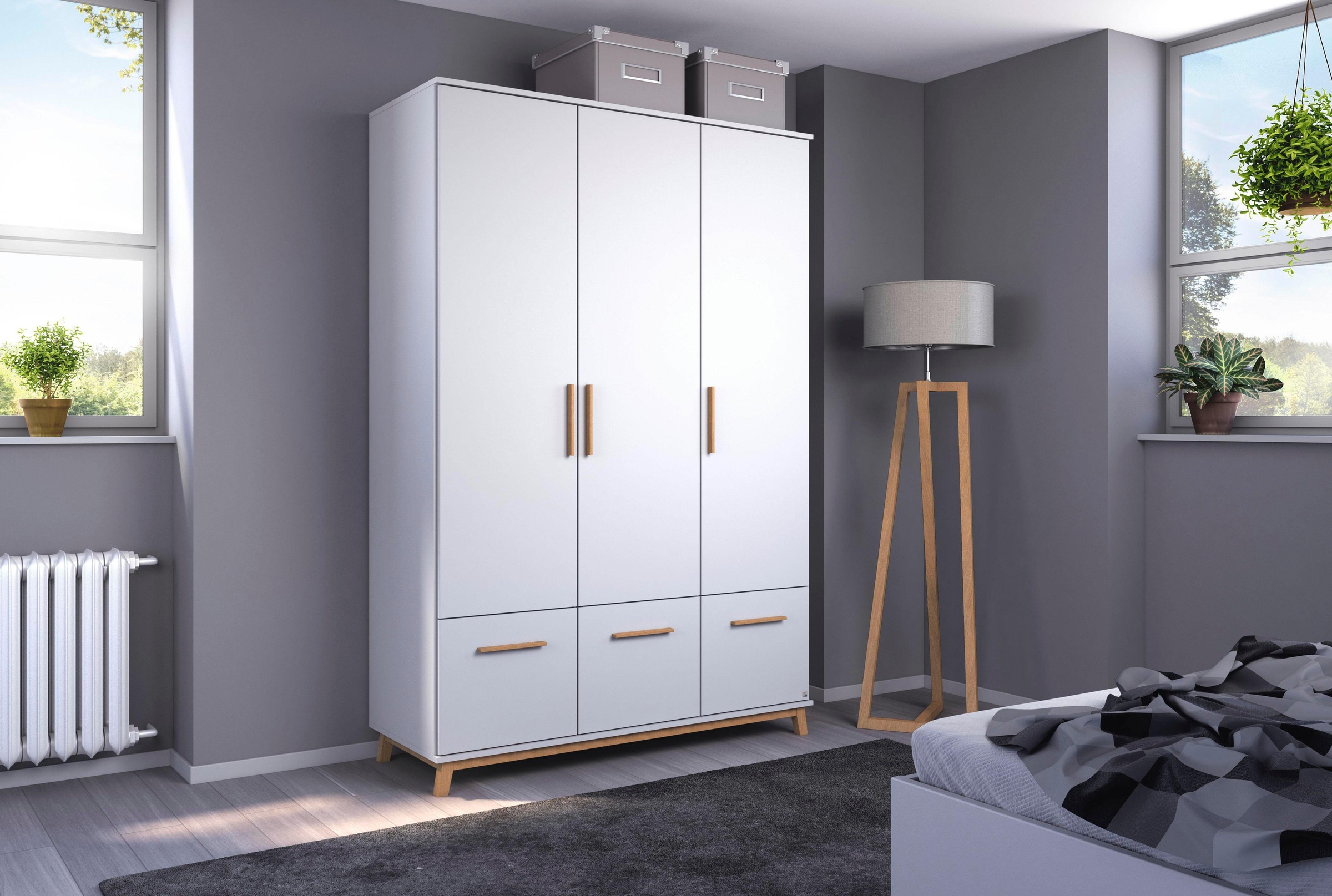 rauch Drehtürenschrank "Kleiderschrank Schrank Garderobe Wäscheschrank Schl günstig online kaufen