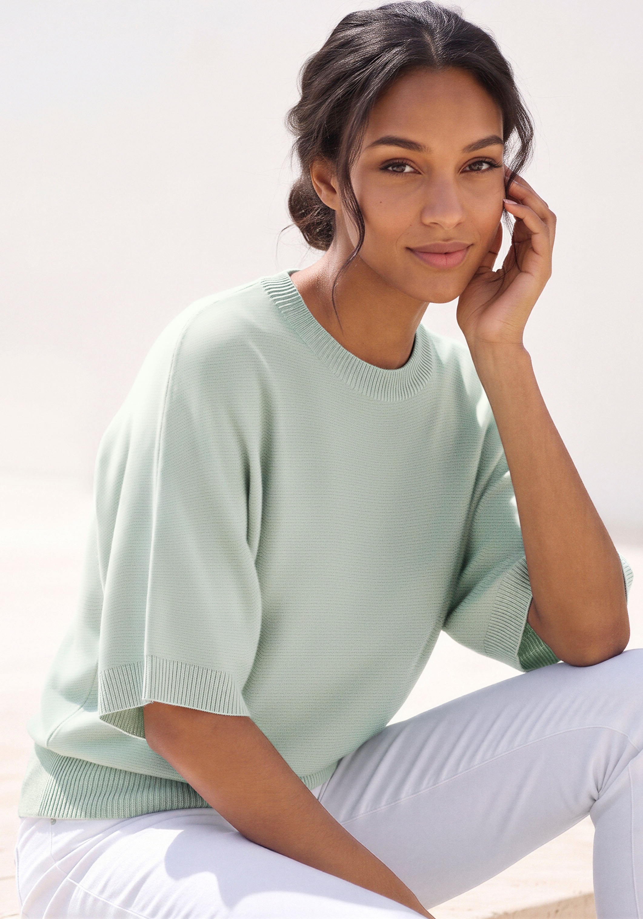 LASCANA 3/4 Arm-Pullover