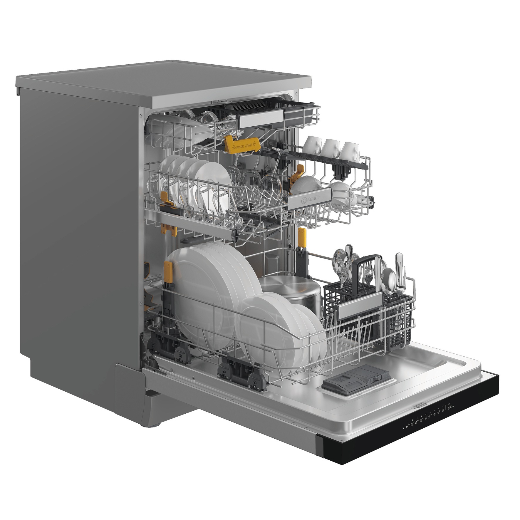 BAUKNECHT Standgeschirrspüler »BKSV1 FBM« 15 tlg. Maßgedecke
