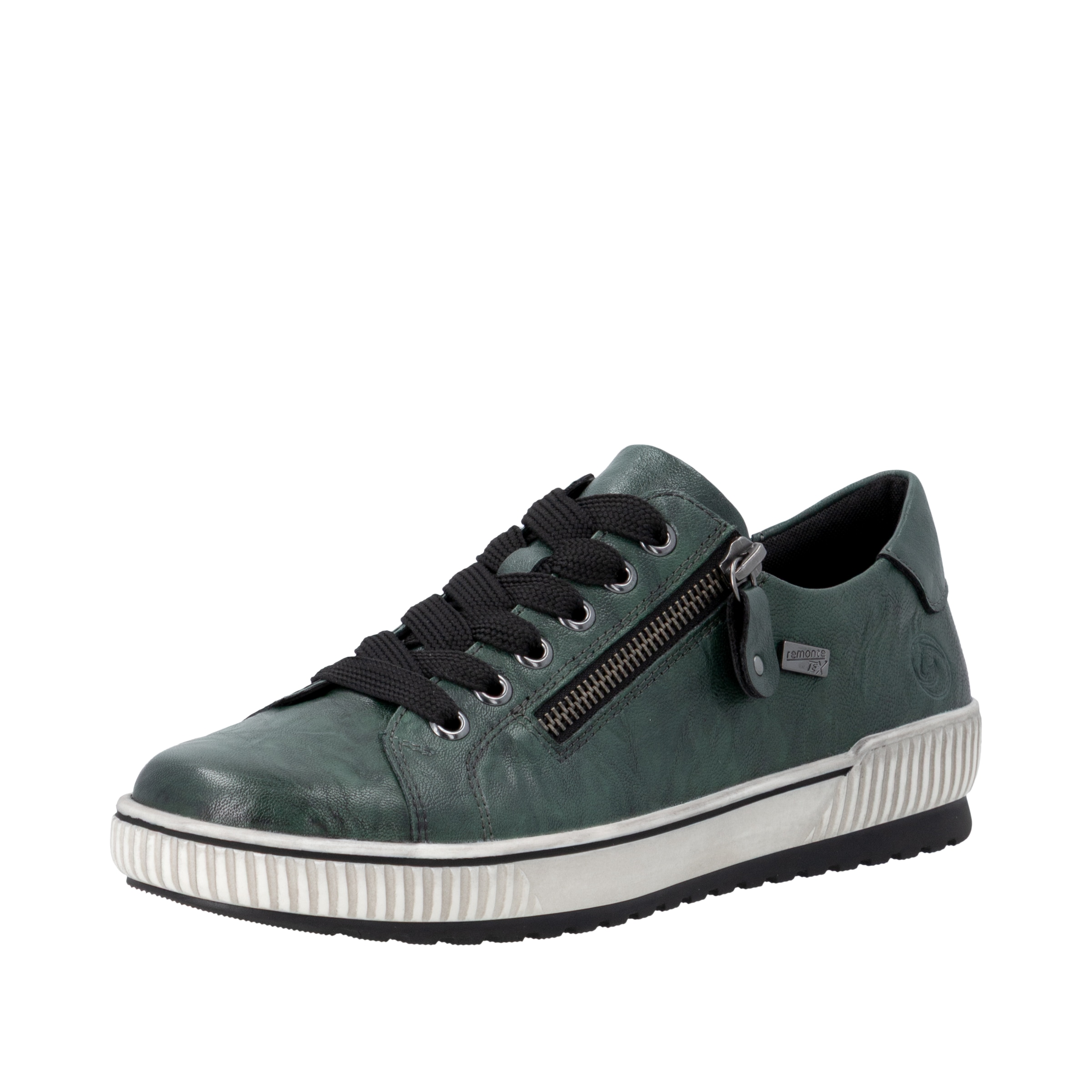 Remonte Sneaker Schnürschuh, Halbschuh, Freizeitsneaker mit Reißverschluss, TEX
