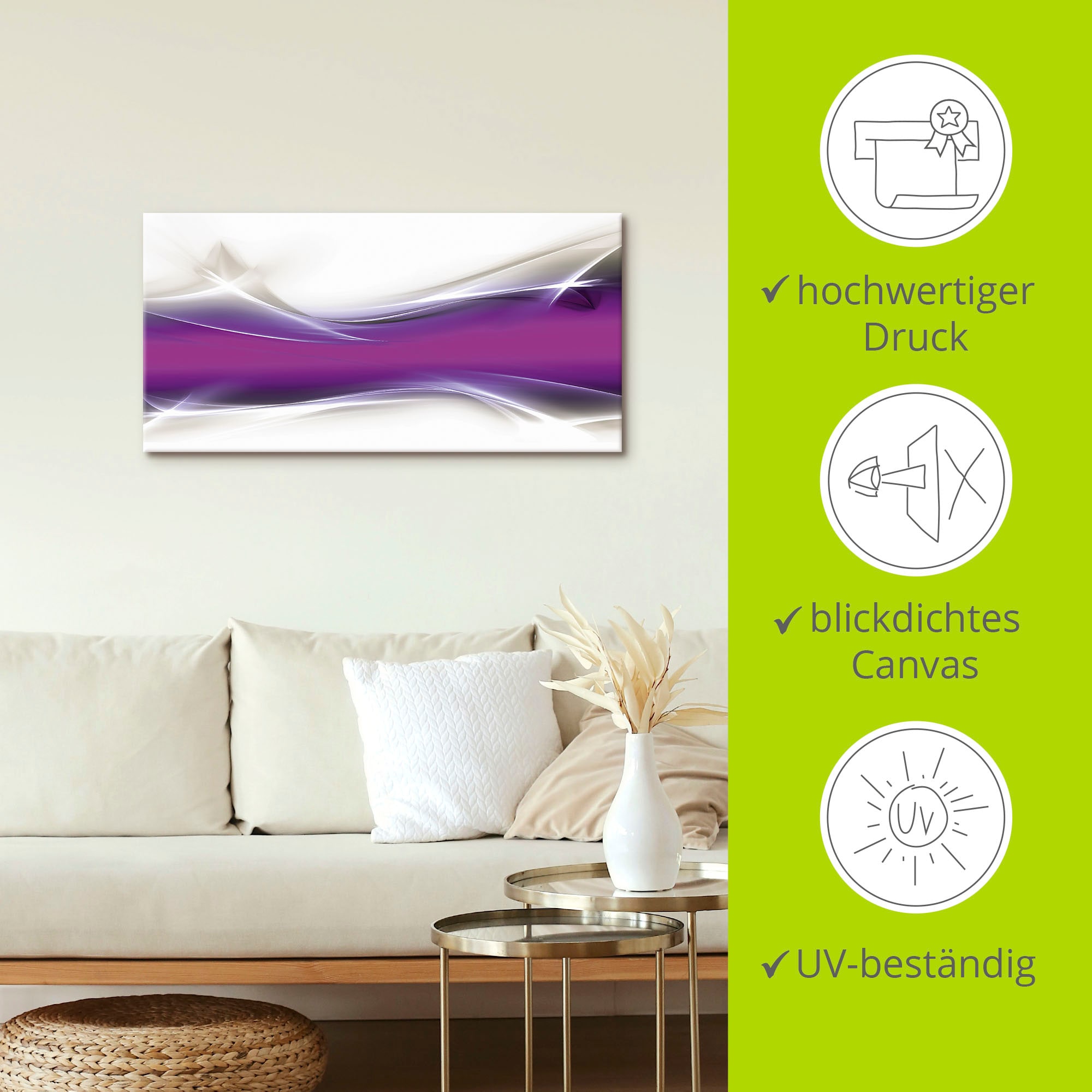 Artland Wandbild »Kreatives Element«, Gegenstandslos, (1 St.), als Alubild, Outdoorbild, Leinwandbild, Poster in verschied. Größen