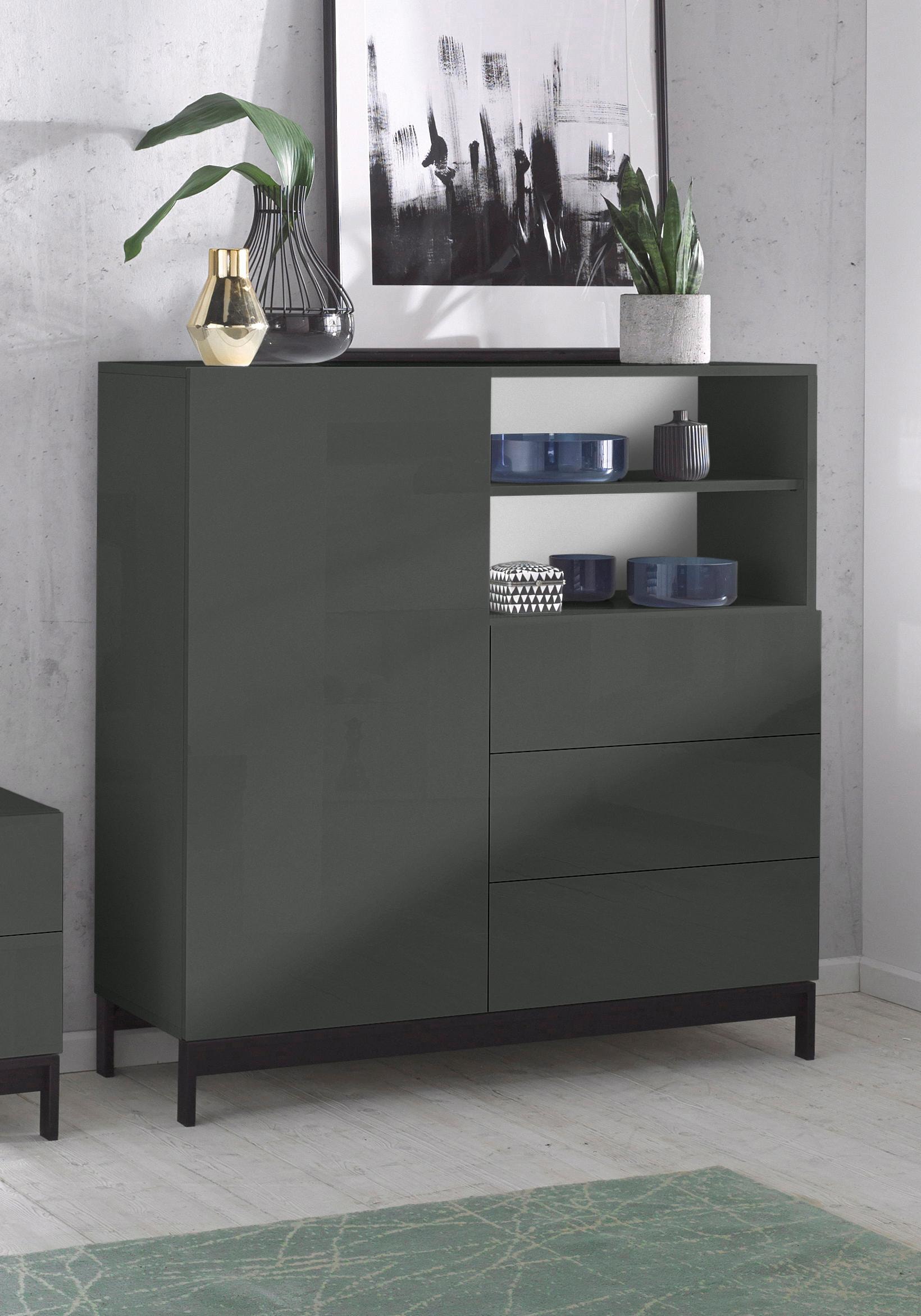 Home affaire Highboard "Metis" Breite 110 cm günstig online kaufen