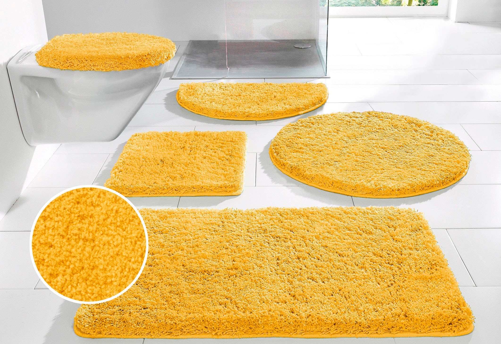 OTTO home Badematte "Sanremo, Badvorleger, Badezimmer Teppich, sehr weich" günstig online kaufen