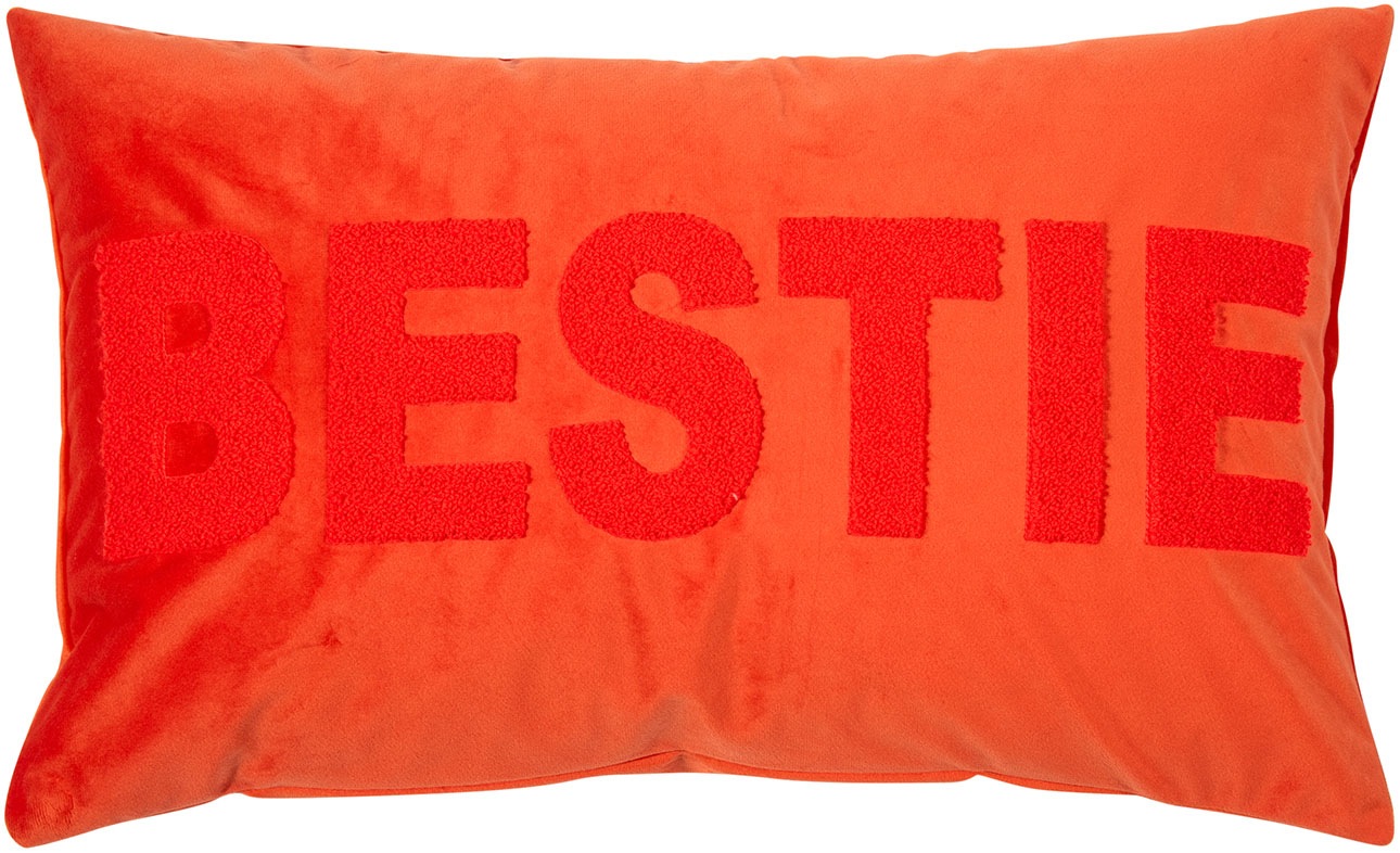 PAD Dekokissen "LETTERS" farbige Keder, mit Schriftzug, verschiedene Größen günstig online kaufen