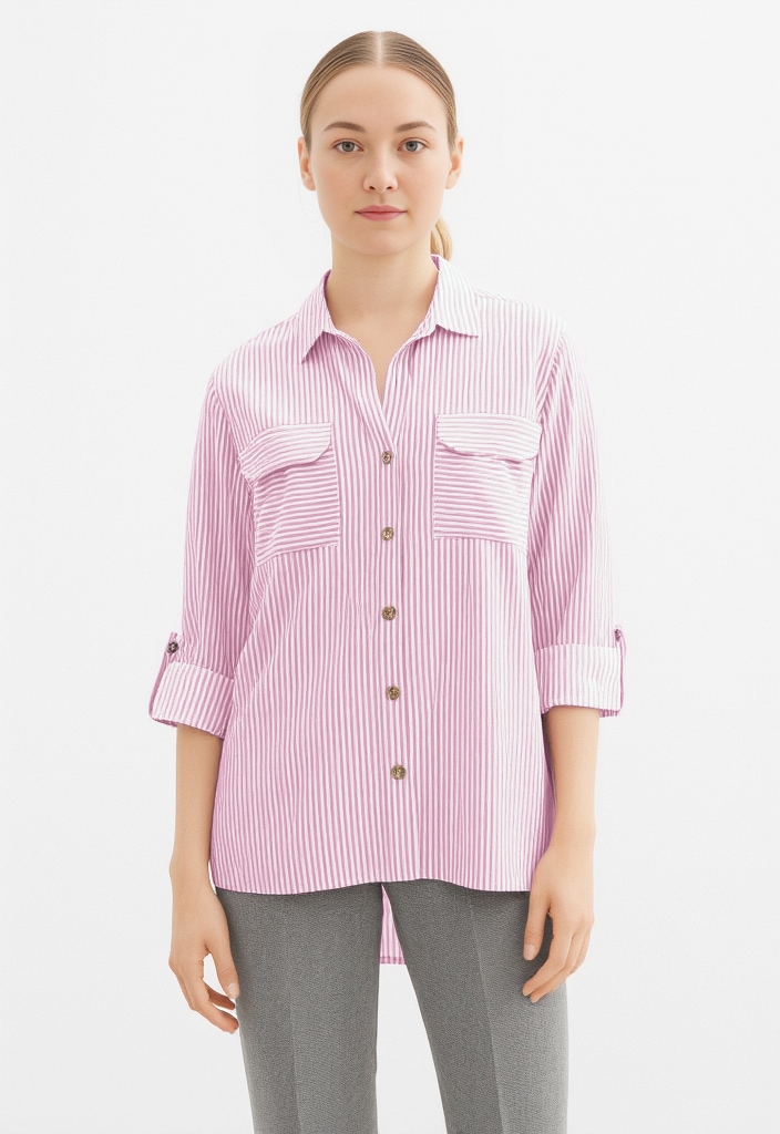 Vero Moda Hemdbluse »VMBUMPY L/S SHIRT NEW WVN GA NOOS« Viskose, regular fit