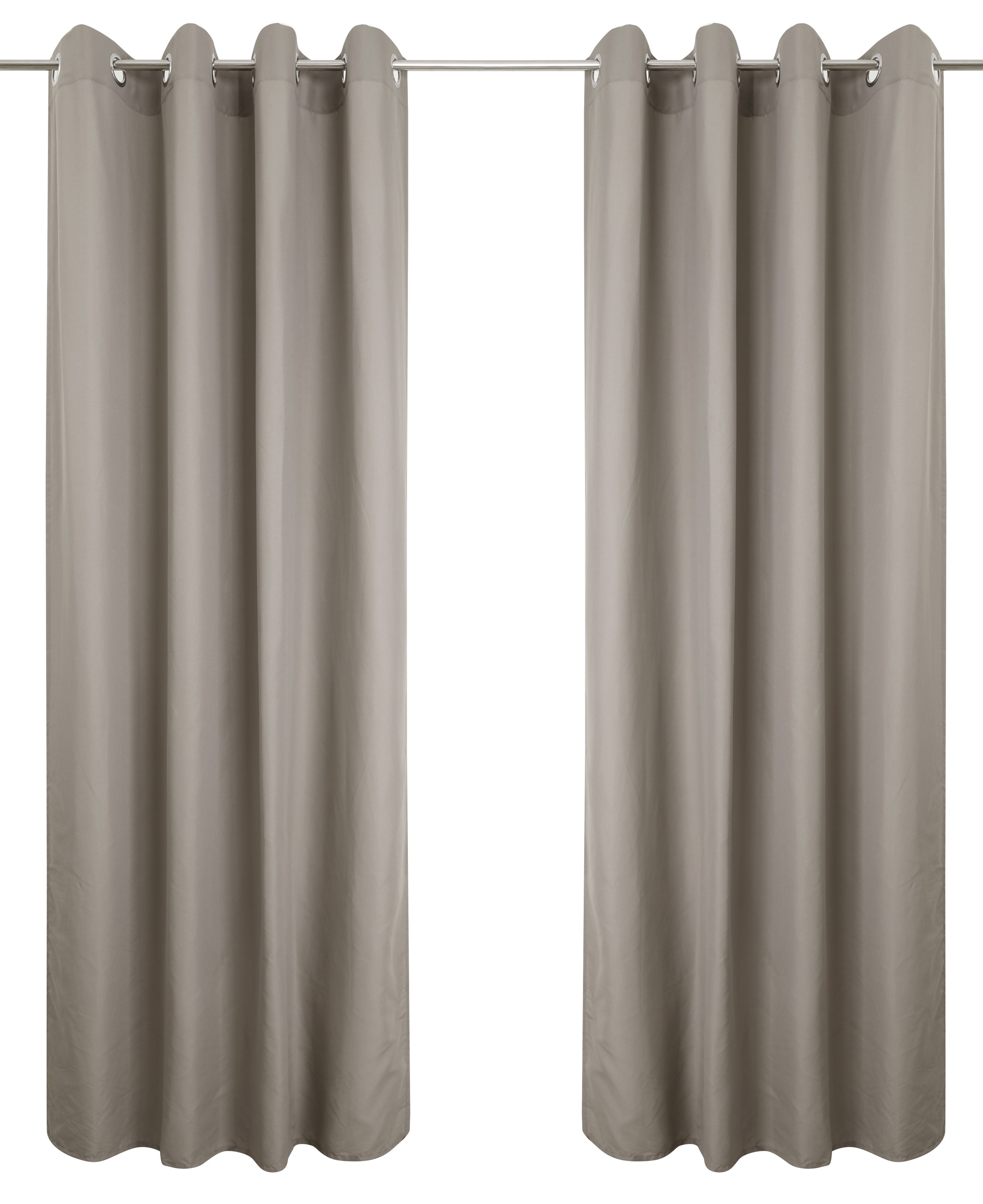 my home Vorhang "Raja" Ösen 2 Stk. tlg. Blickdichtes Material, Einfache Mon günstig online kaufen