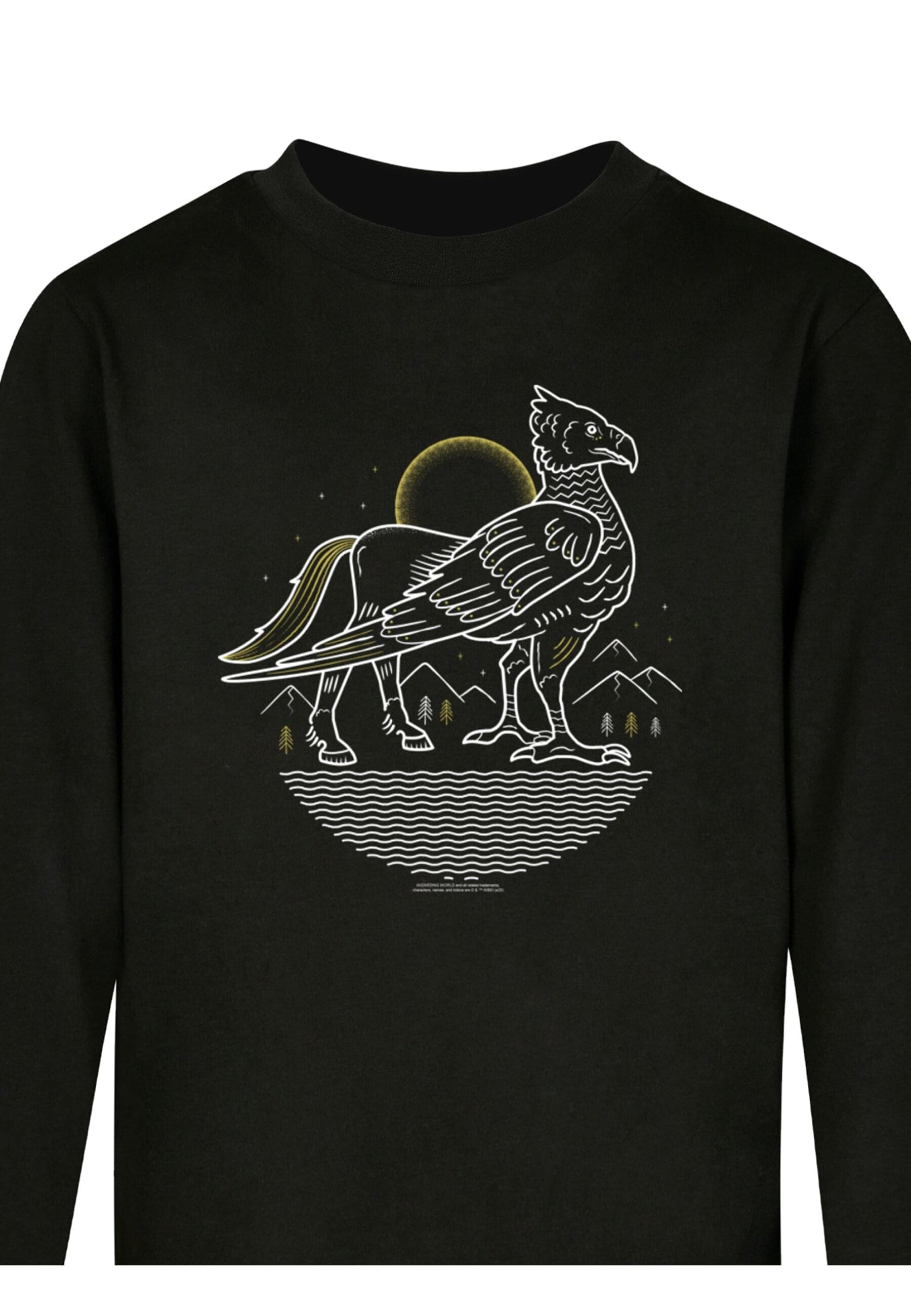ABSOLUTE CULT Longsleeve »ABSOLUTE CULT Kids Harry Potter - Buckbeak Line Art Longsleeve«, (1 tlg.)