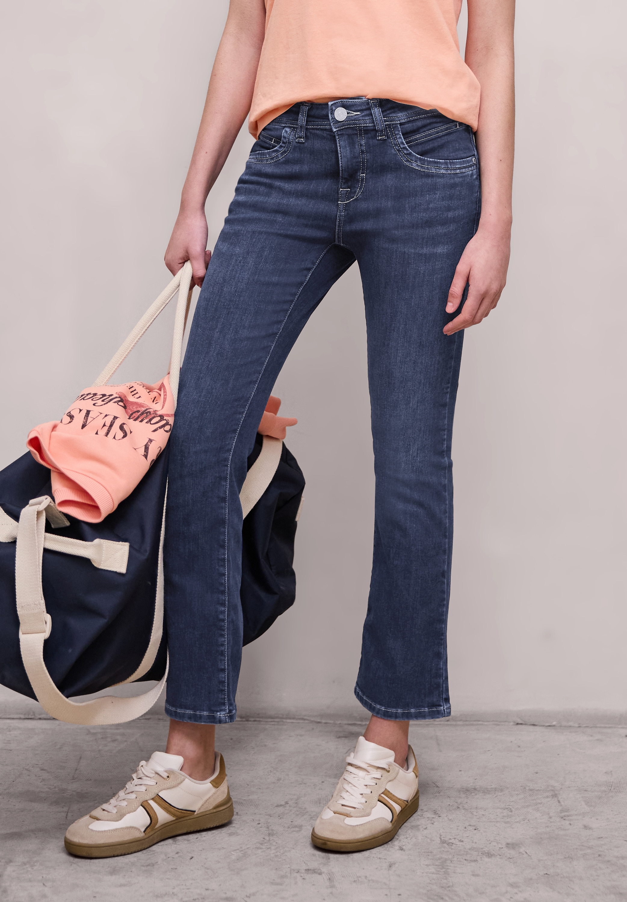 STREET ONE STUDIO Skinny-fit-Jeans Middle Waist