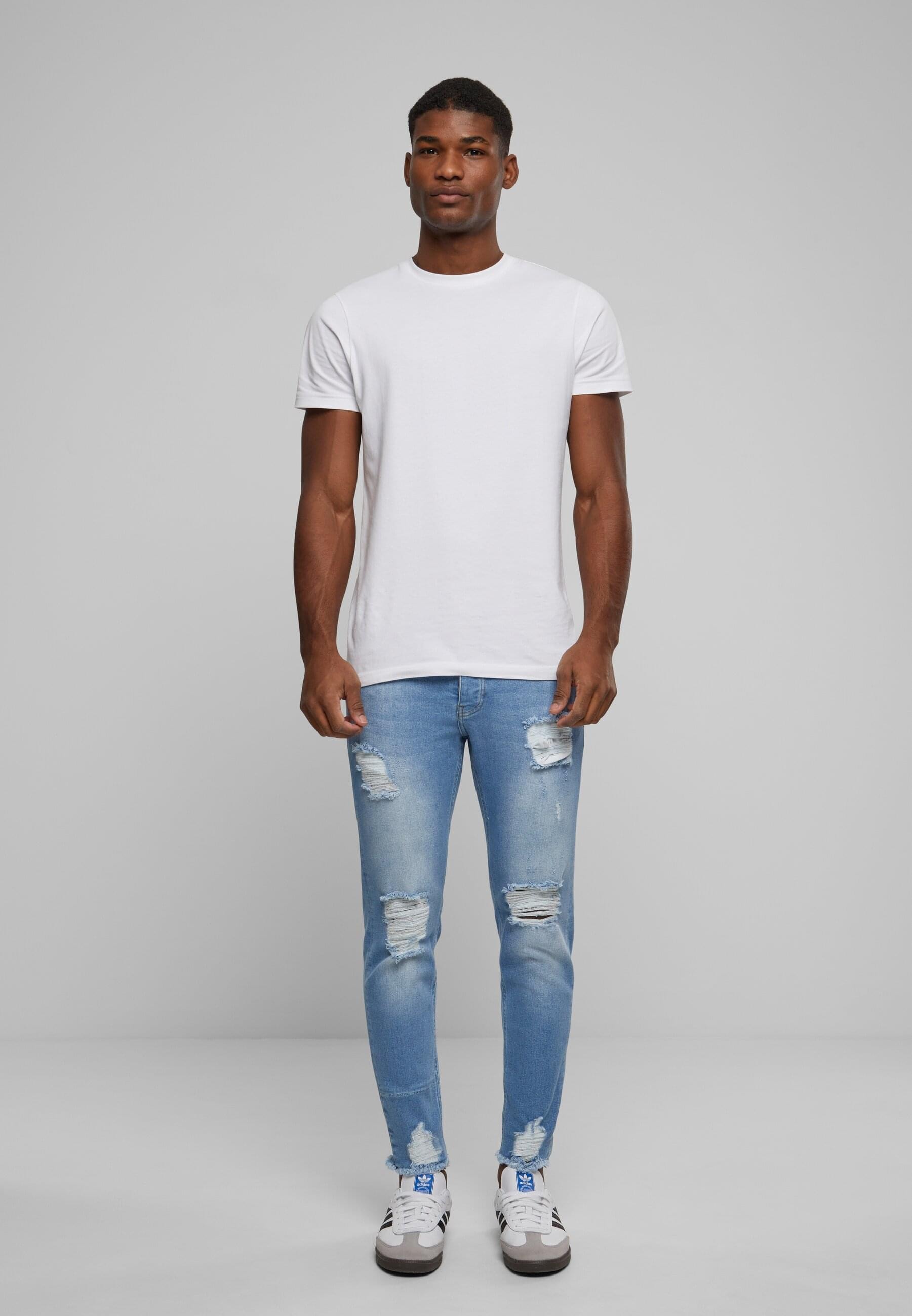 2Y Premium Bequeme Jeans »Herren 2Y Destroyed Tapered Fit Denim«