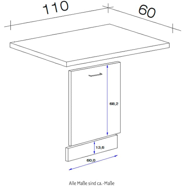 Flex-Well Frontblende »Florenz«, (Set, 3 St.), (B x H x T) 110 x 86 x 60 cm  kaufen | BAUR