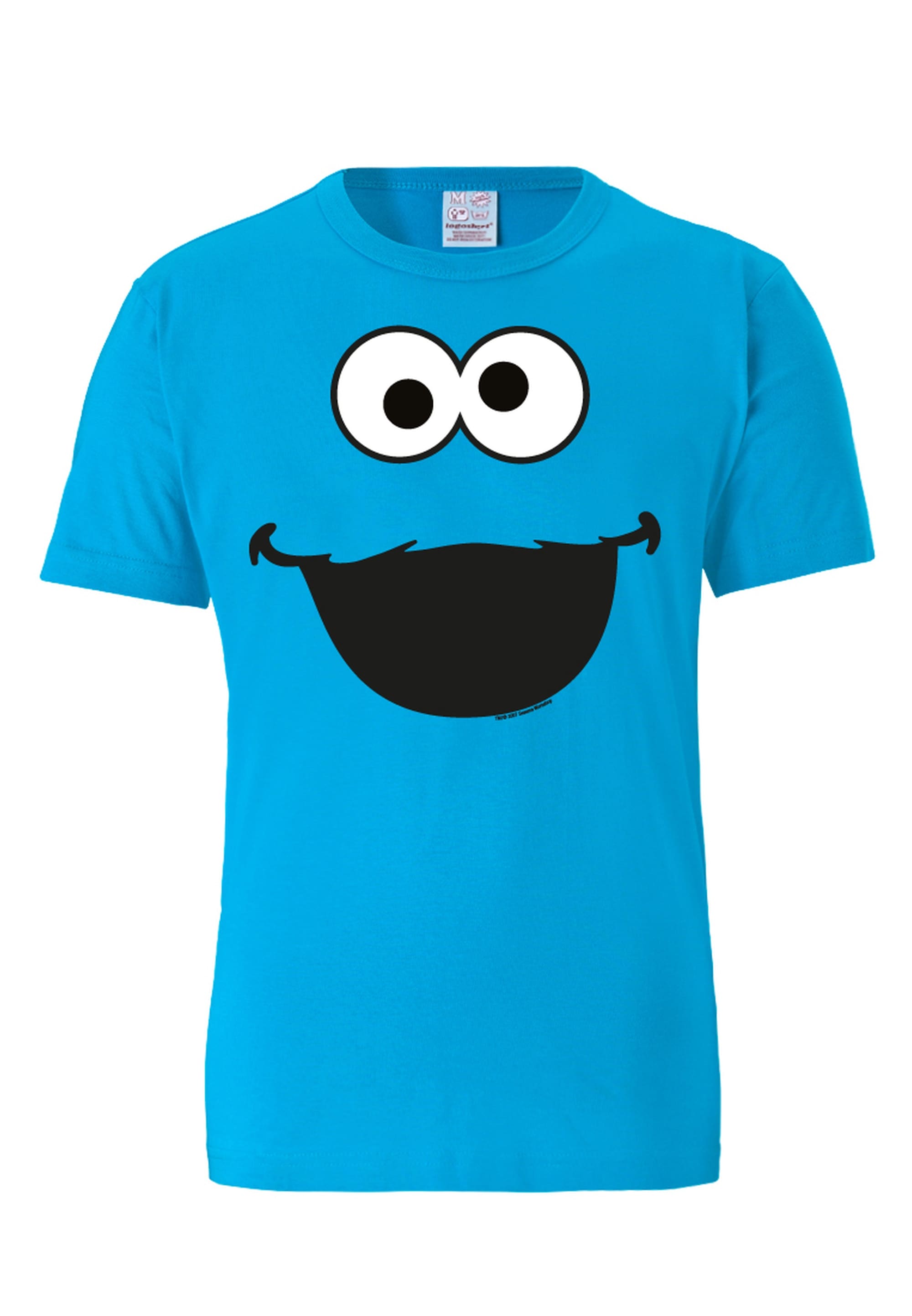 LOGOSHIRT T-Shirt "Krümelmonster - Sesamstrasse" mit Retro-Print günstig online kaufen