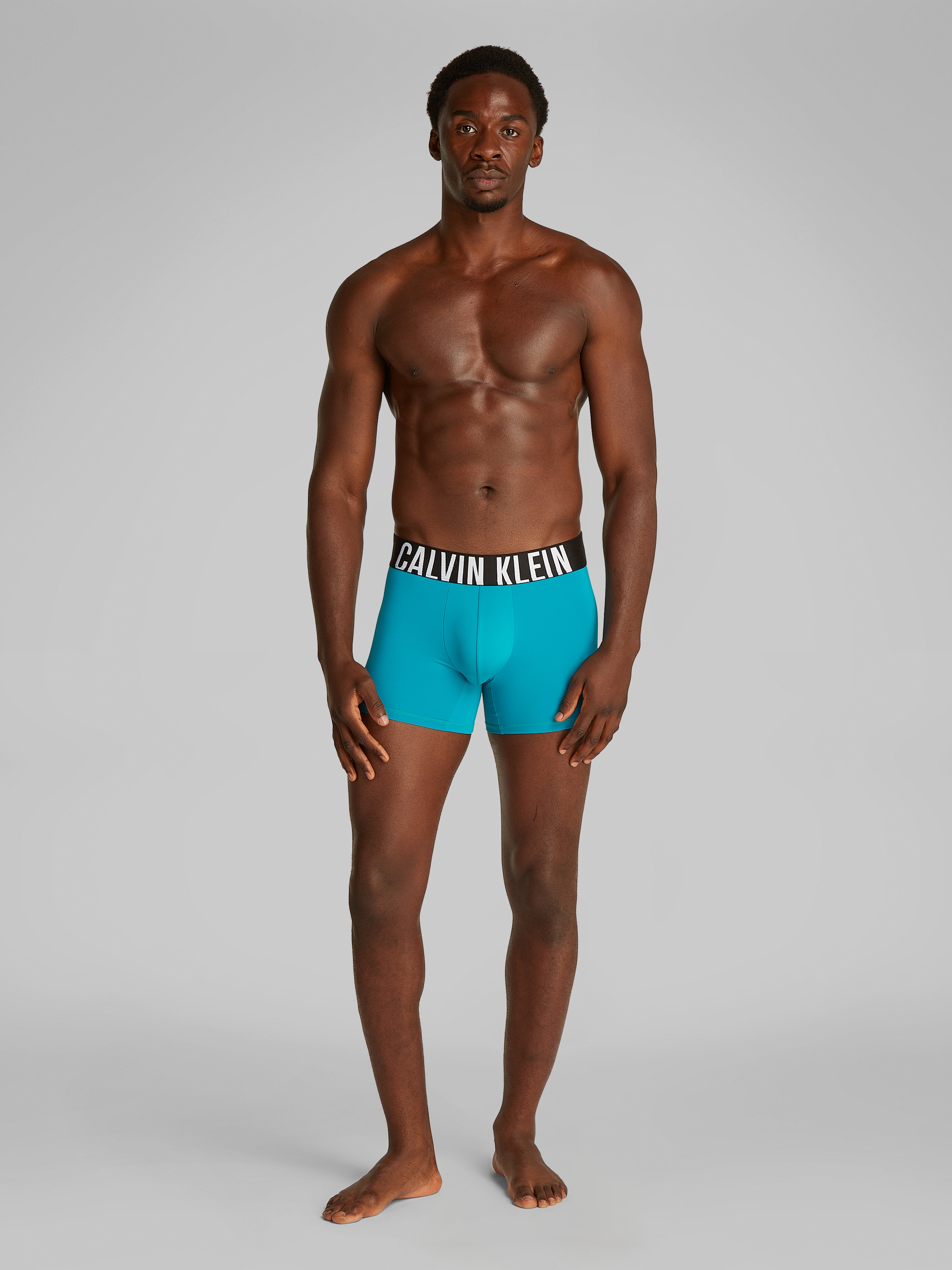 Calvin Klein Underwear Boxer »BOXER BRIEF 3PK«, (Packung, 3 St., 3er), mit elastischem Logobund