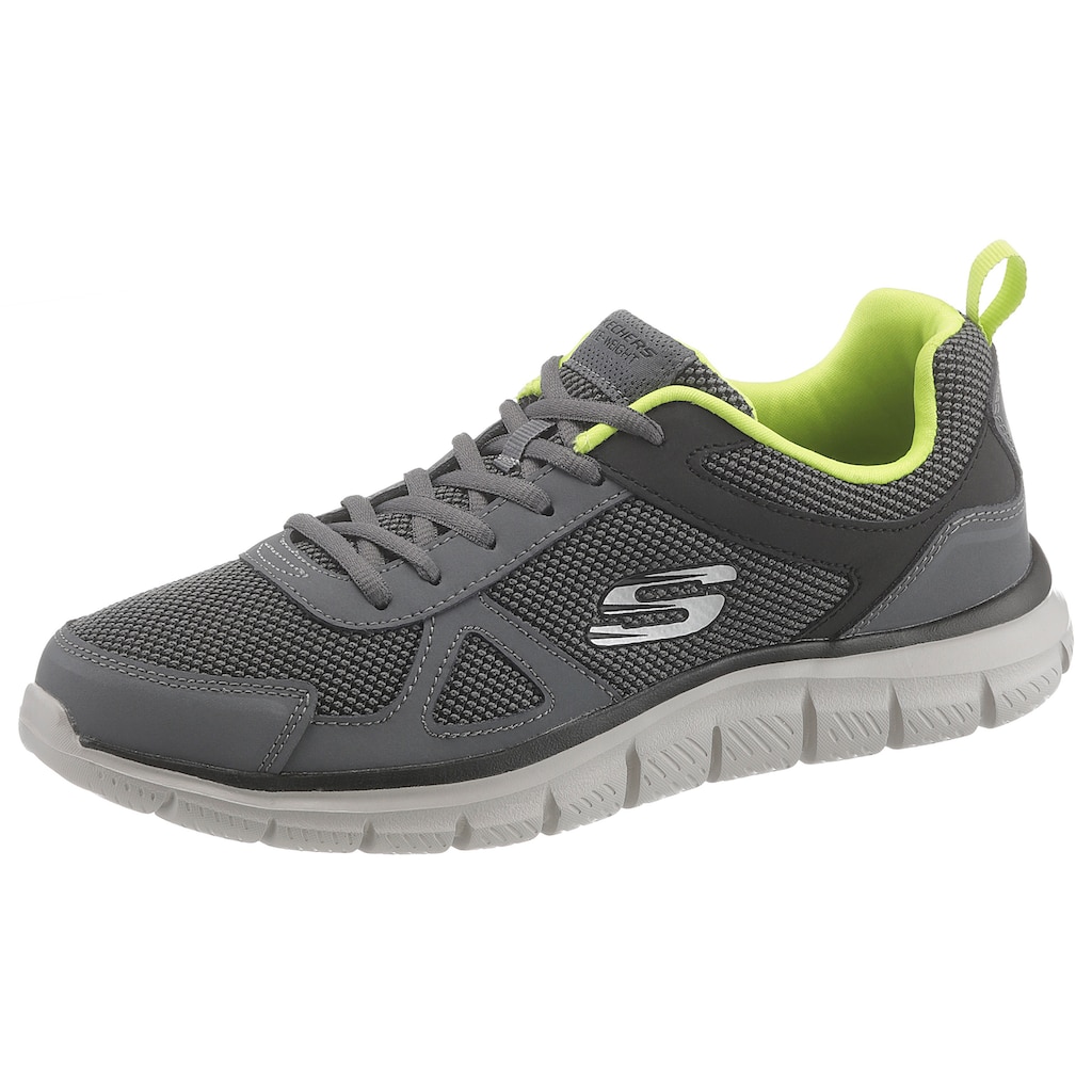 Skechers Sneaker »Track«, mit seitlichem Logo, Freizeitschuh, Halbschuh, Schnürschuh