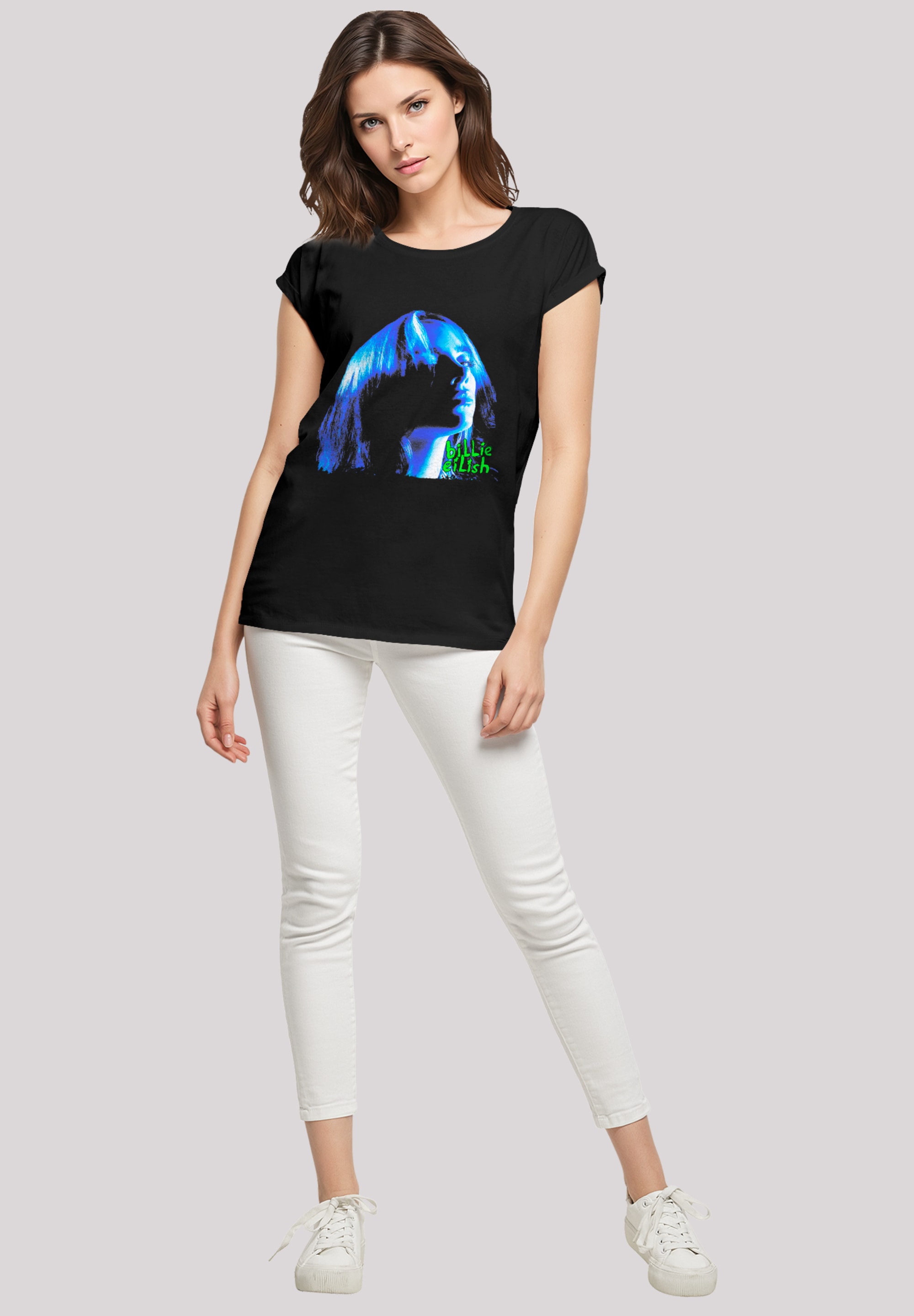 F4NT4STIC T-Shirt »Billie Eilish Blue Face«, Premium Qualität