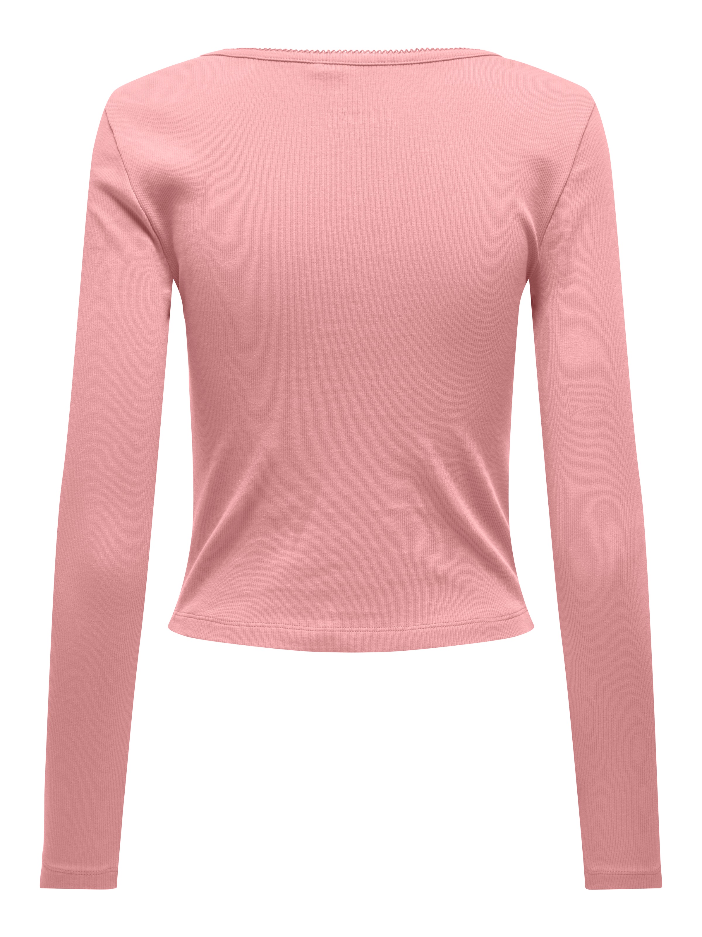 ONLY Langarmshirt "ONLBETTY LIFE L/S SCALLOP V-NECK CC JRS" mit Raffung am günstig online kaufen