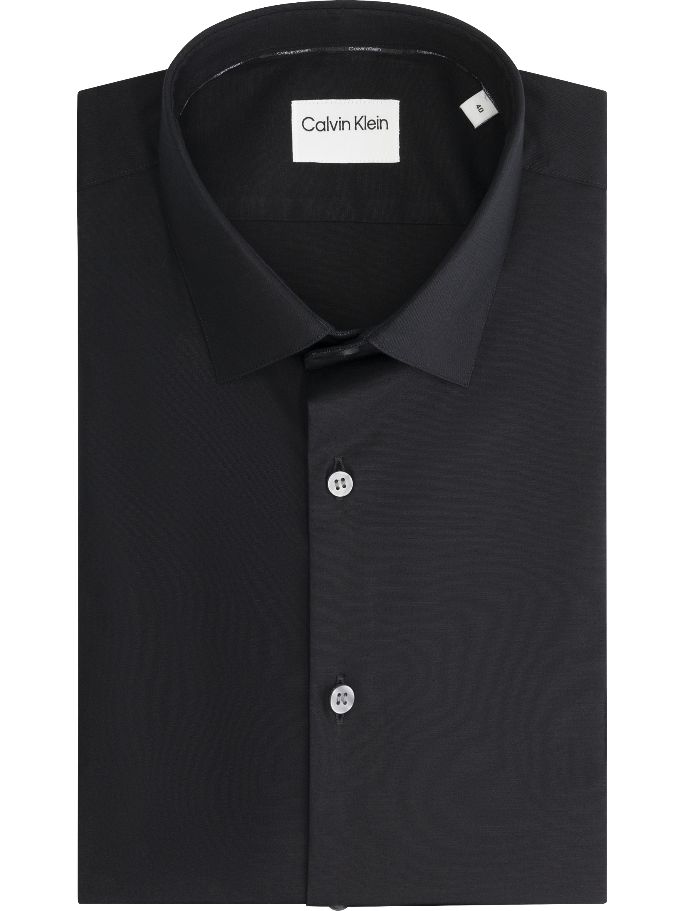 Calvin Klein Businesshemd "REG ESNTL POPLIN STR SLD" Regular fit, mit Rundh günstig online kaufen