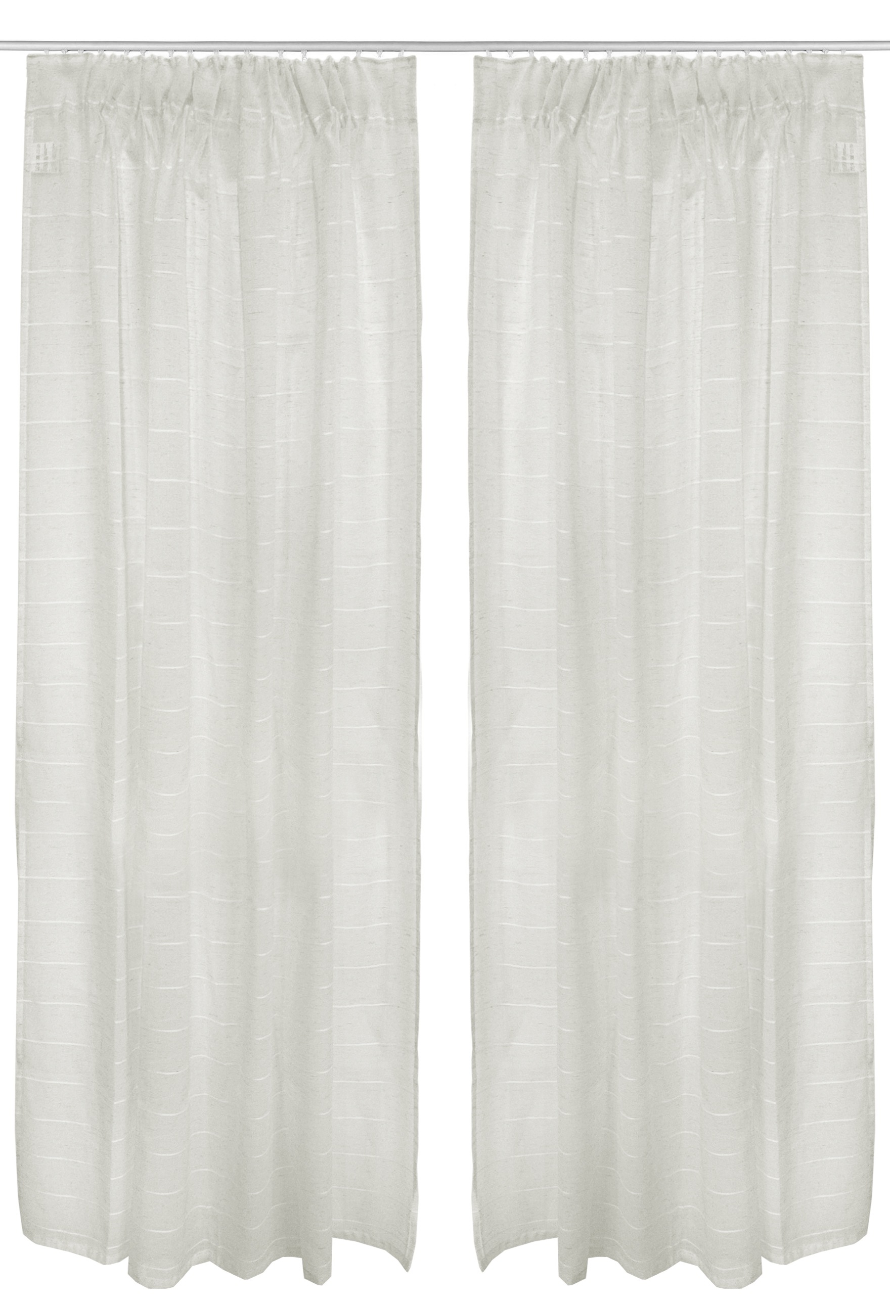 my home Gardine "Kym" Multifunktionsband 1 Stk. tlg. Halbtransparent, Multi günstig online kaufen