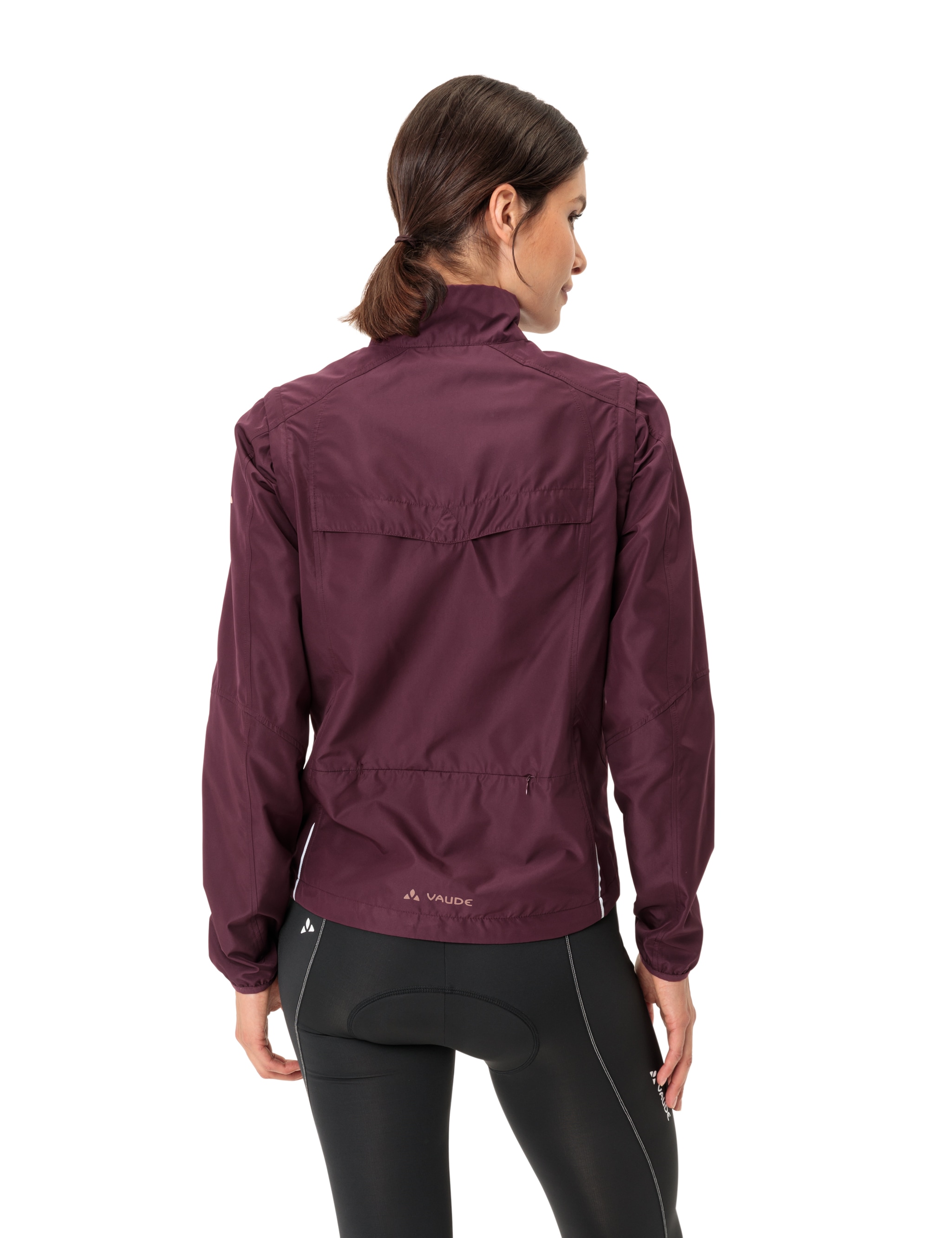 VAUDE Fahrradjacke »WOMEN'S DUNDEE CLASSIC ZO JACKET«, Windabweisend & Wasserabweisend & Atmungsaktiv
