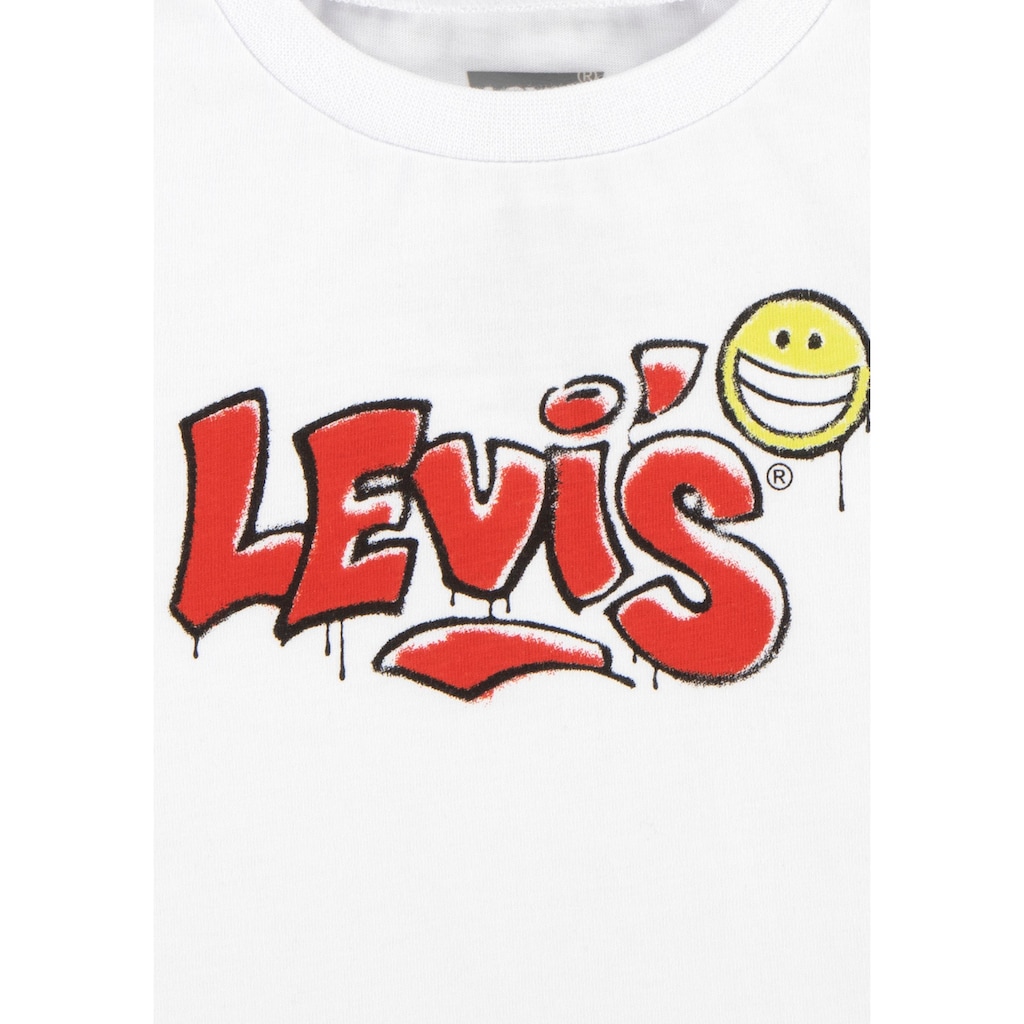 Levi's® Kids Shirt, Hose & Jäckchen »GRAFFITI TAG DENIM SET 3pc«, (Set, 3 tlg.)