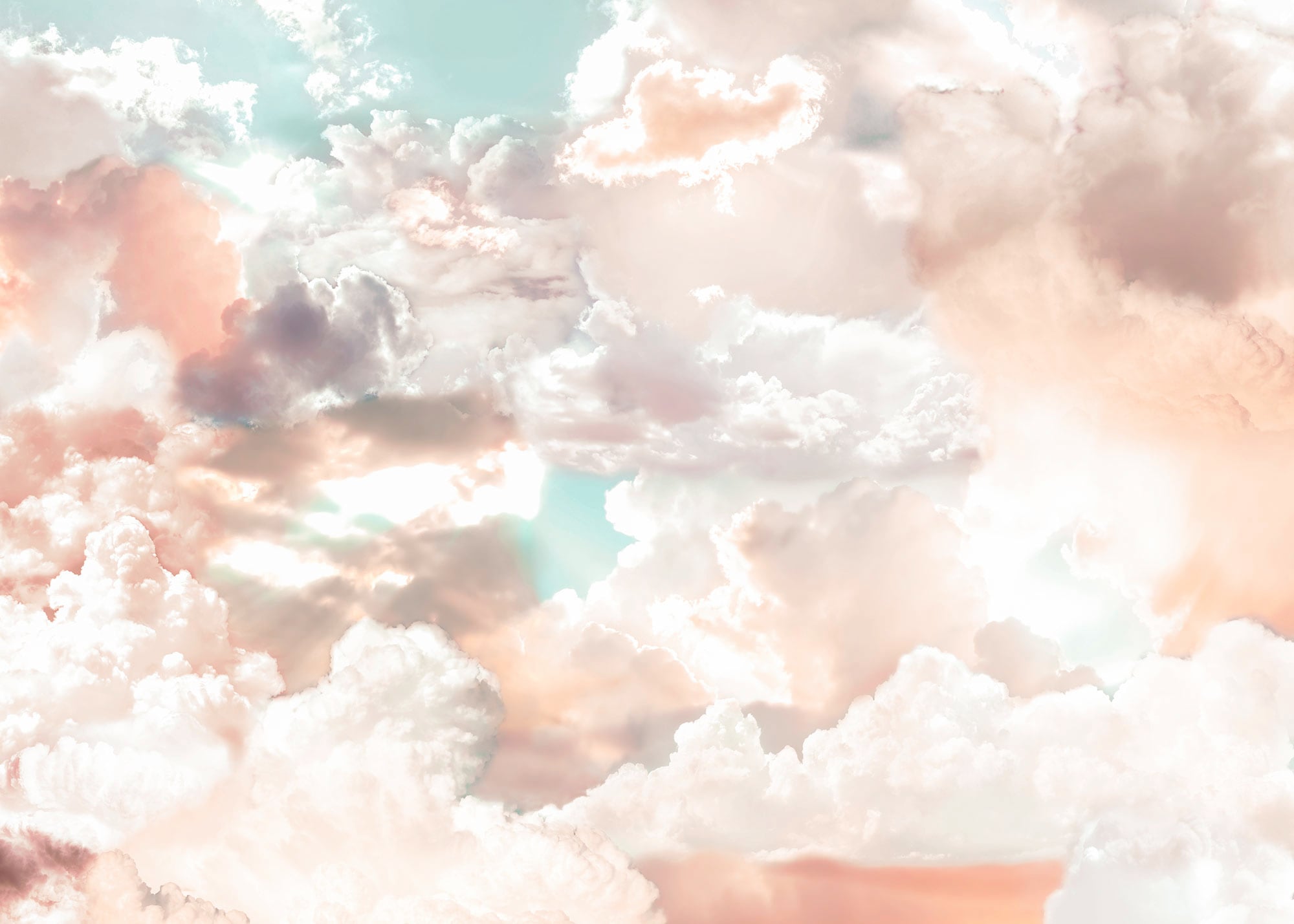 Vliestapete »Mellow Clouds«, 350x250 cm (Breite x Höhe)