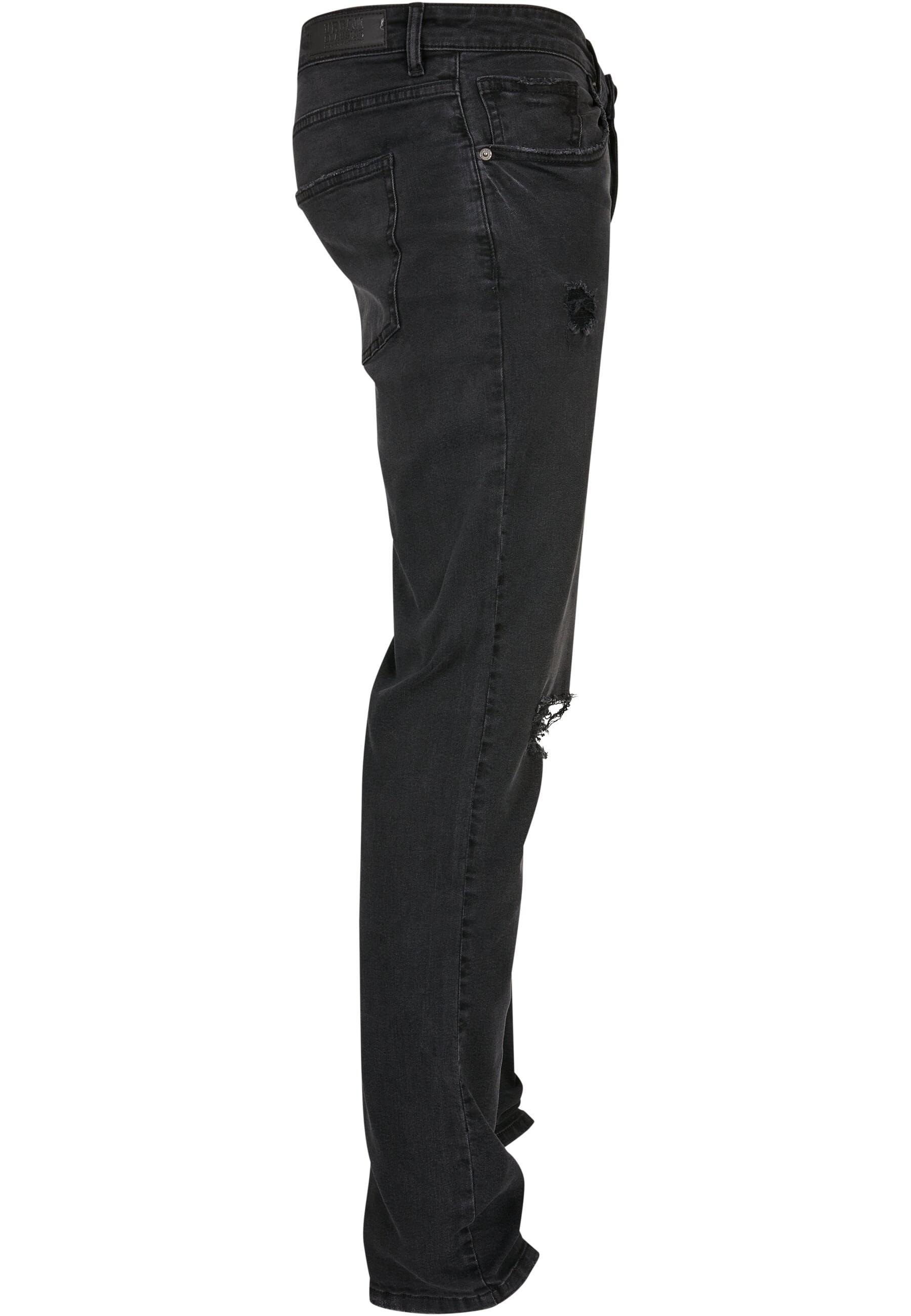 URBAN CLASSICS Bequeme Jeans »Urban Classics Herren Distressed Stretch Denim Pants«, (1 tlg.)