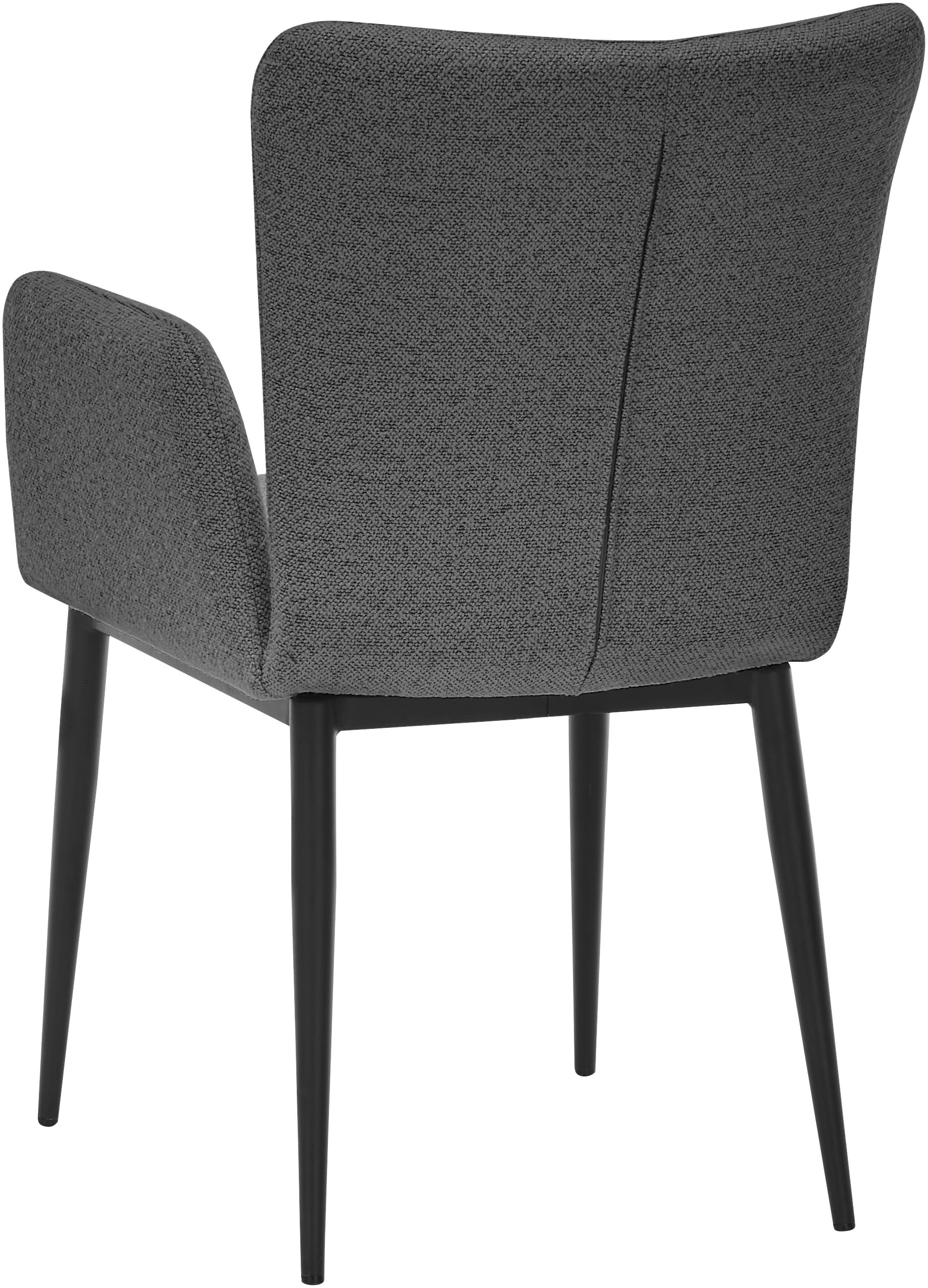 set one by Musterring Esszimmerstuhl »El Paso« () 2 Stk.Vierfuß-Gestell schwarz, verschiedene Farben, Maße B58 x H86 x T62 cm