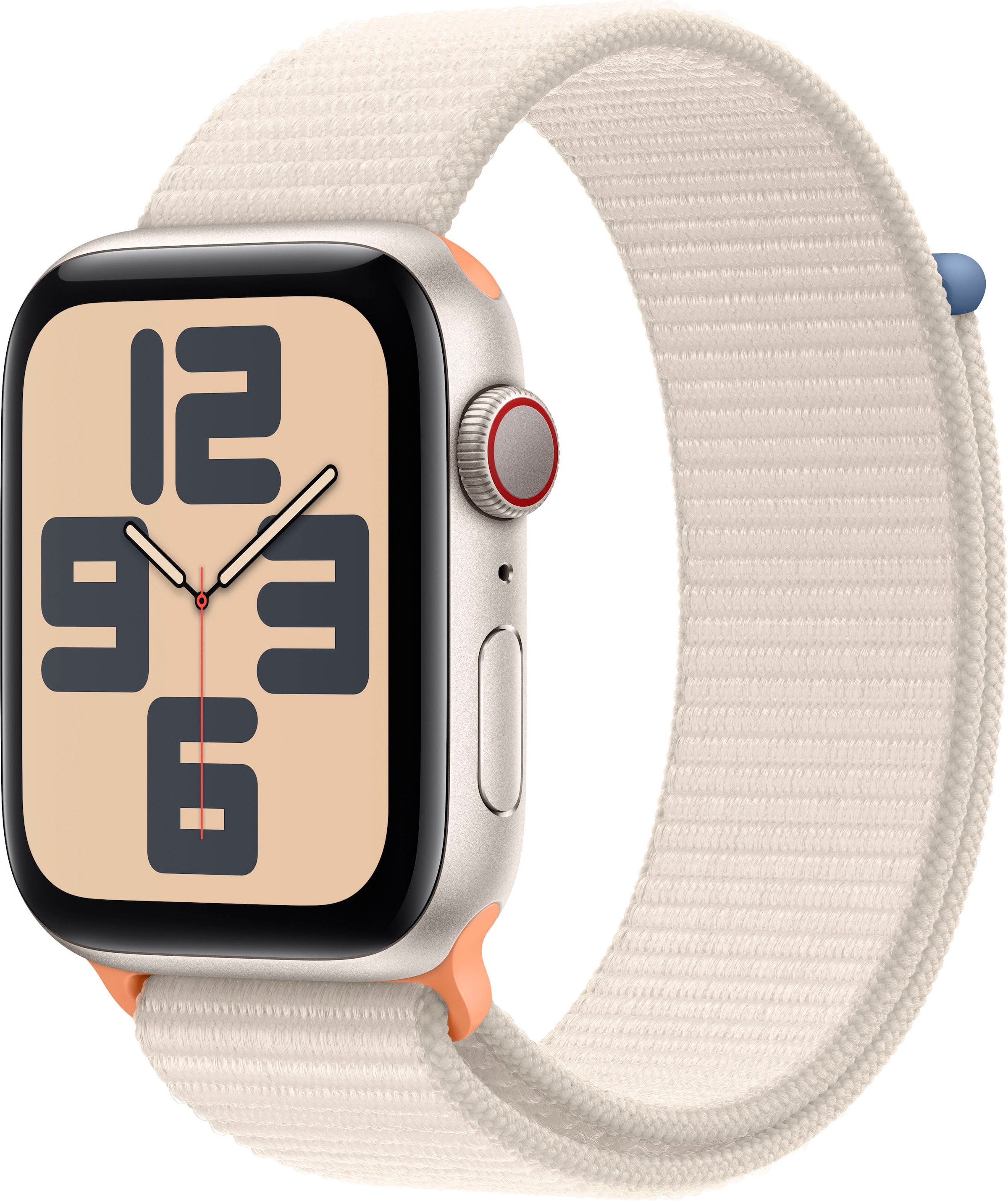 Smartwatch »Watch SE GPS Aluminium 44 mm + Cellular One-Size«, (Watch OS 10 Sport Loop)