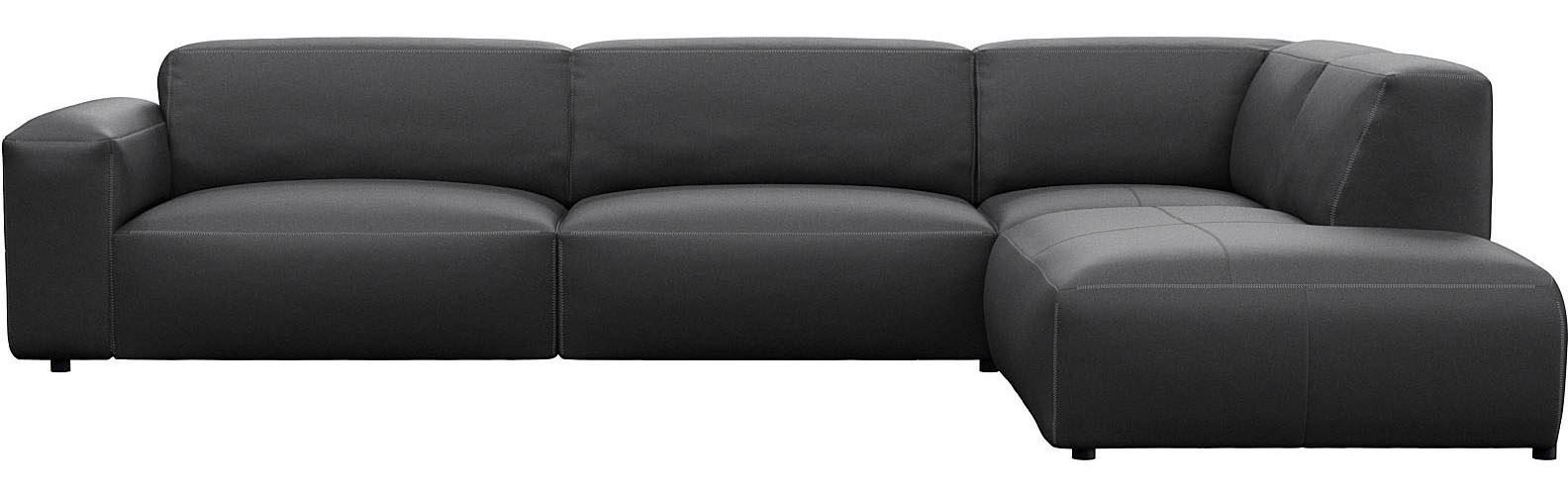 FLEXLUX Ecksofa "Lucera, super bequem durch hochwertigen Sitzaufbau mit Kal günstig online kaufen