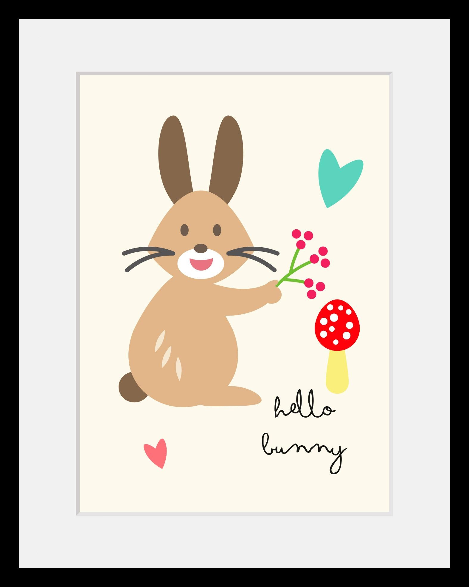Home affaire Bild »Bunny«, mit Rahmen kaufen