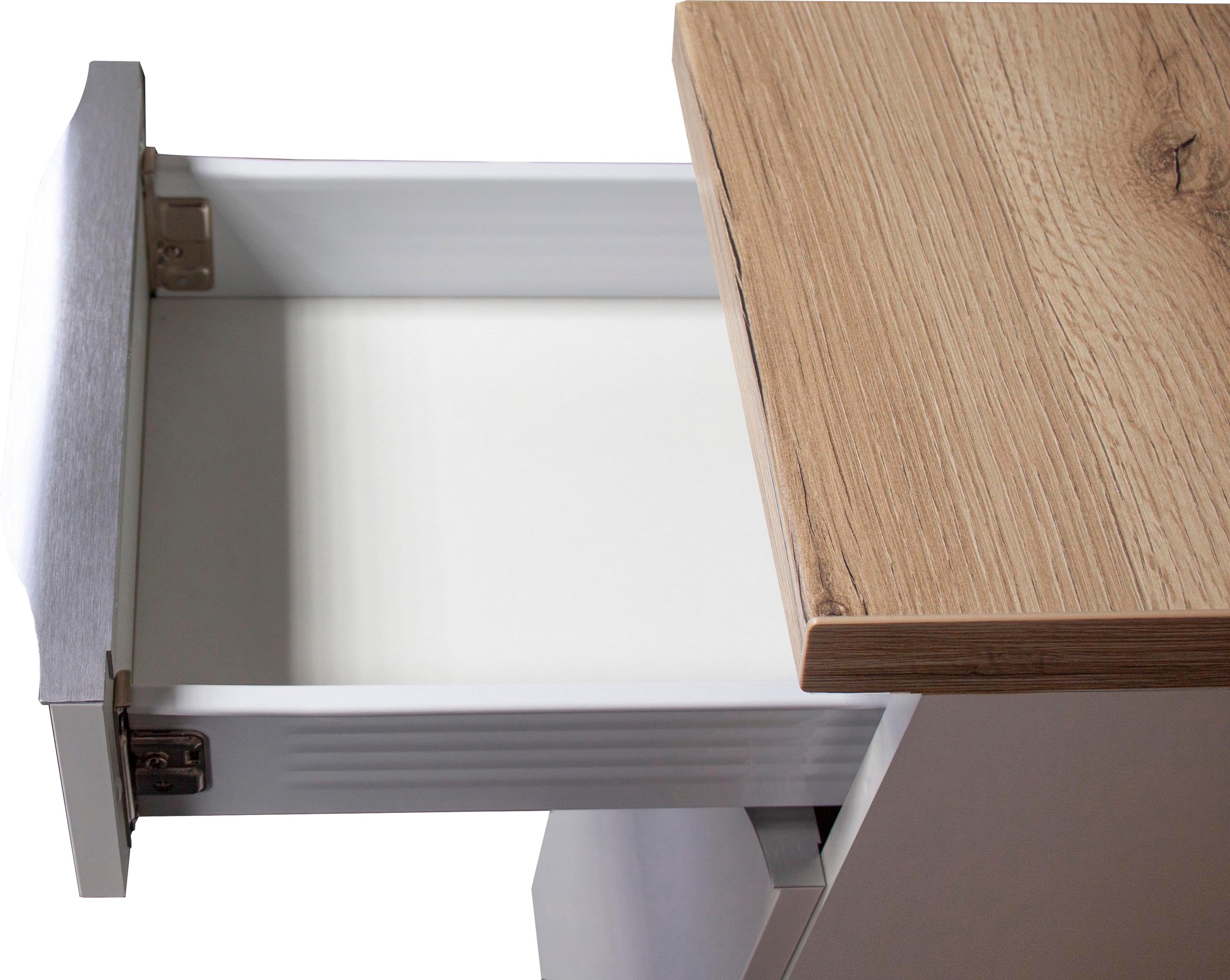 Thumbnail - KOCHSTATION Küchenzeile "KS-Aken" Breite 210 cm, wahlweise mit E-Geräten, mit Arbeitsplatte 38 mm stark