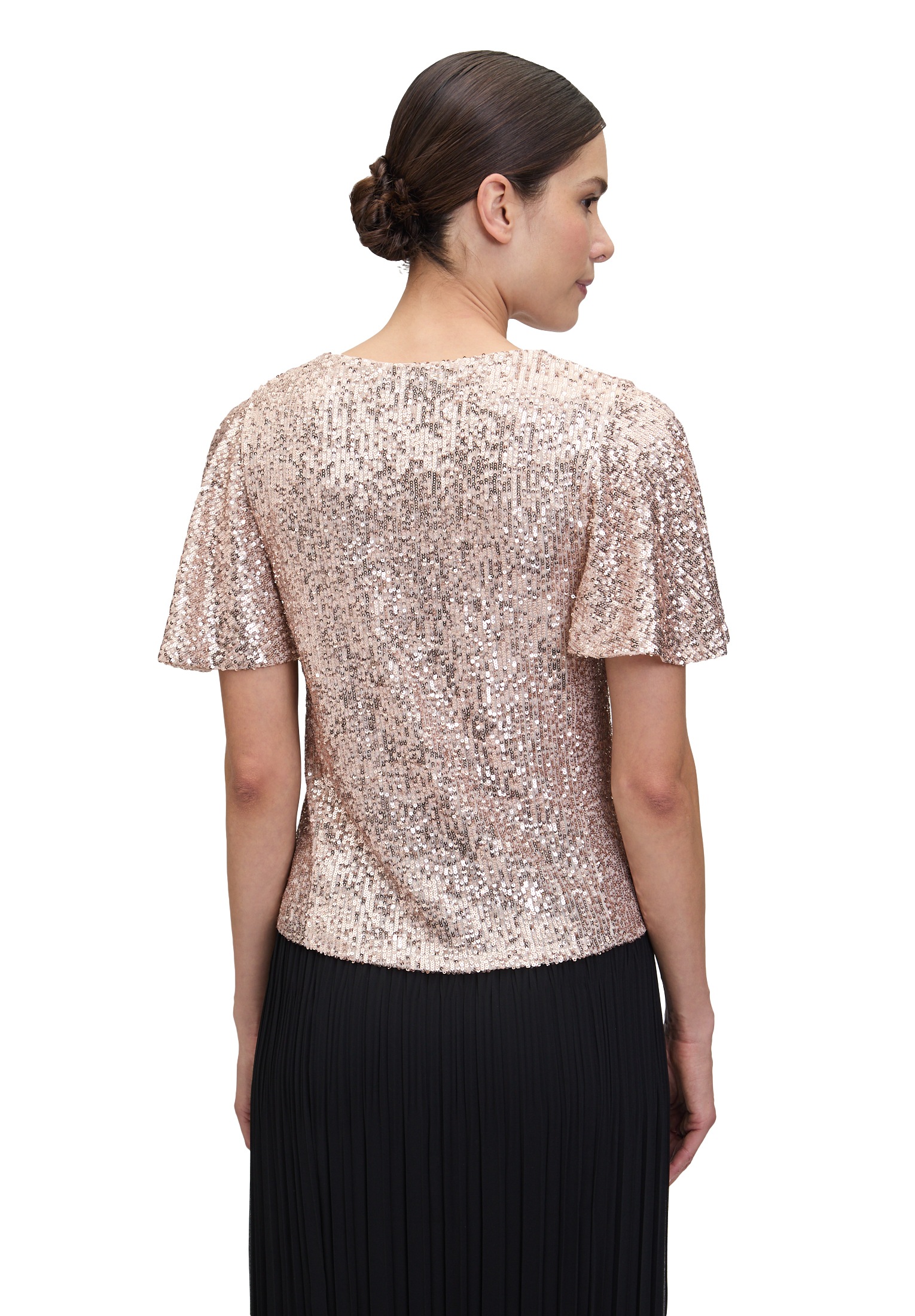 Vera Mont Kurzarmshirt "Vera Mont Blusenshirt kurzarm", (1 tlg.), Paillette günstig online kaufen