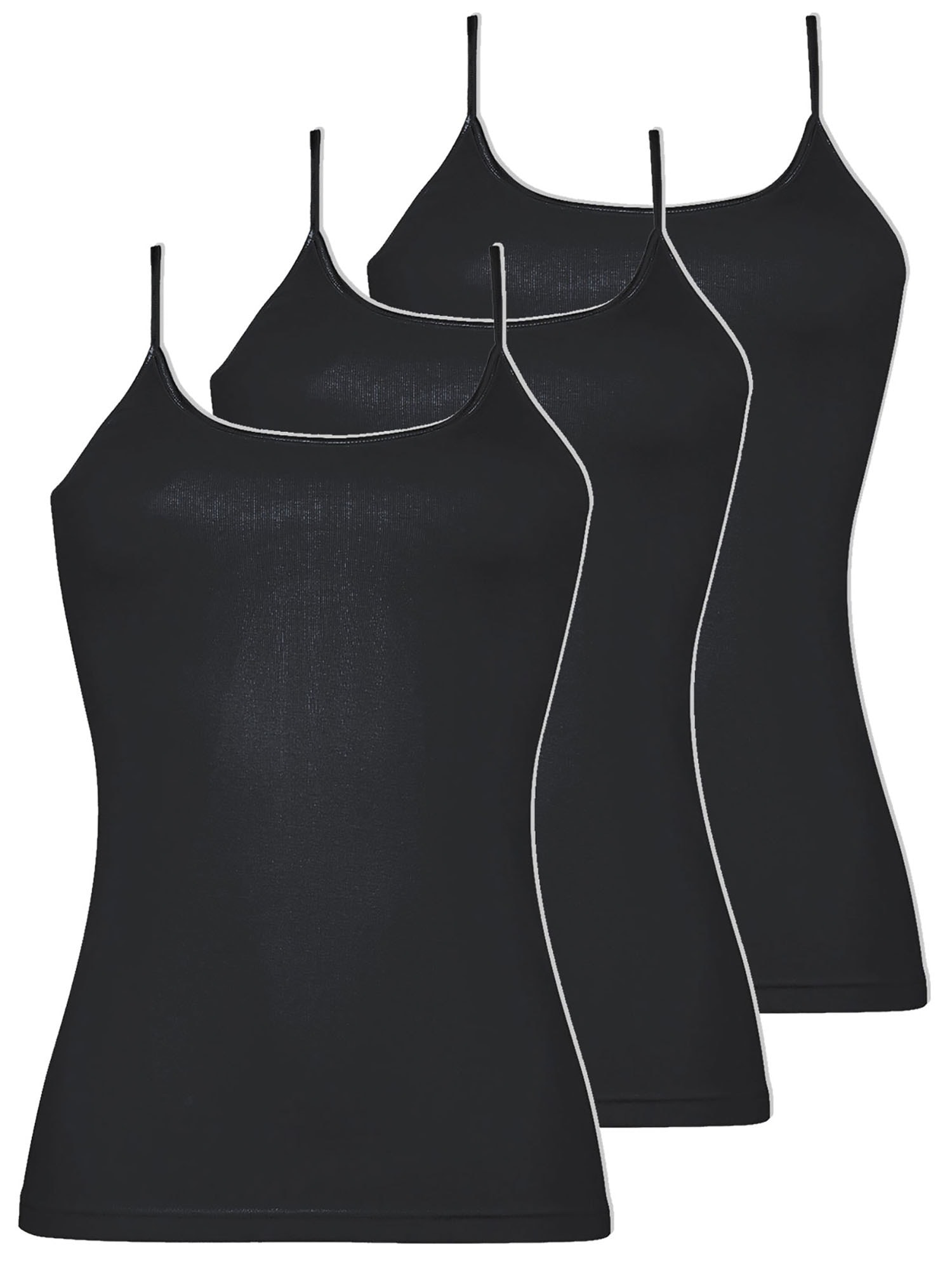 Nina Von C. Achseltop "3er Pack Damen Trägerhemd Daily"